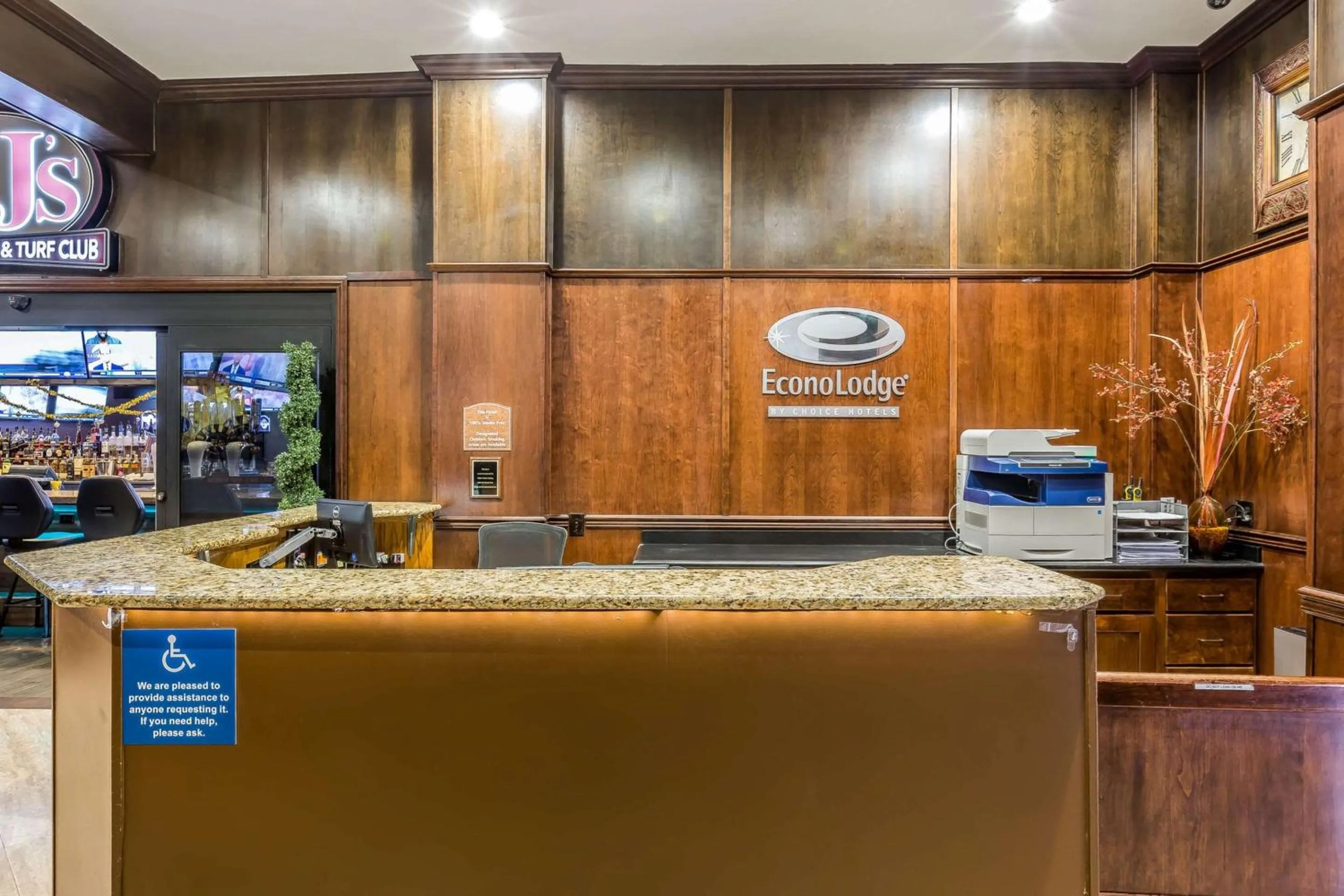 Lobby or reception in Econo Lodge Lake Elsinore Casino