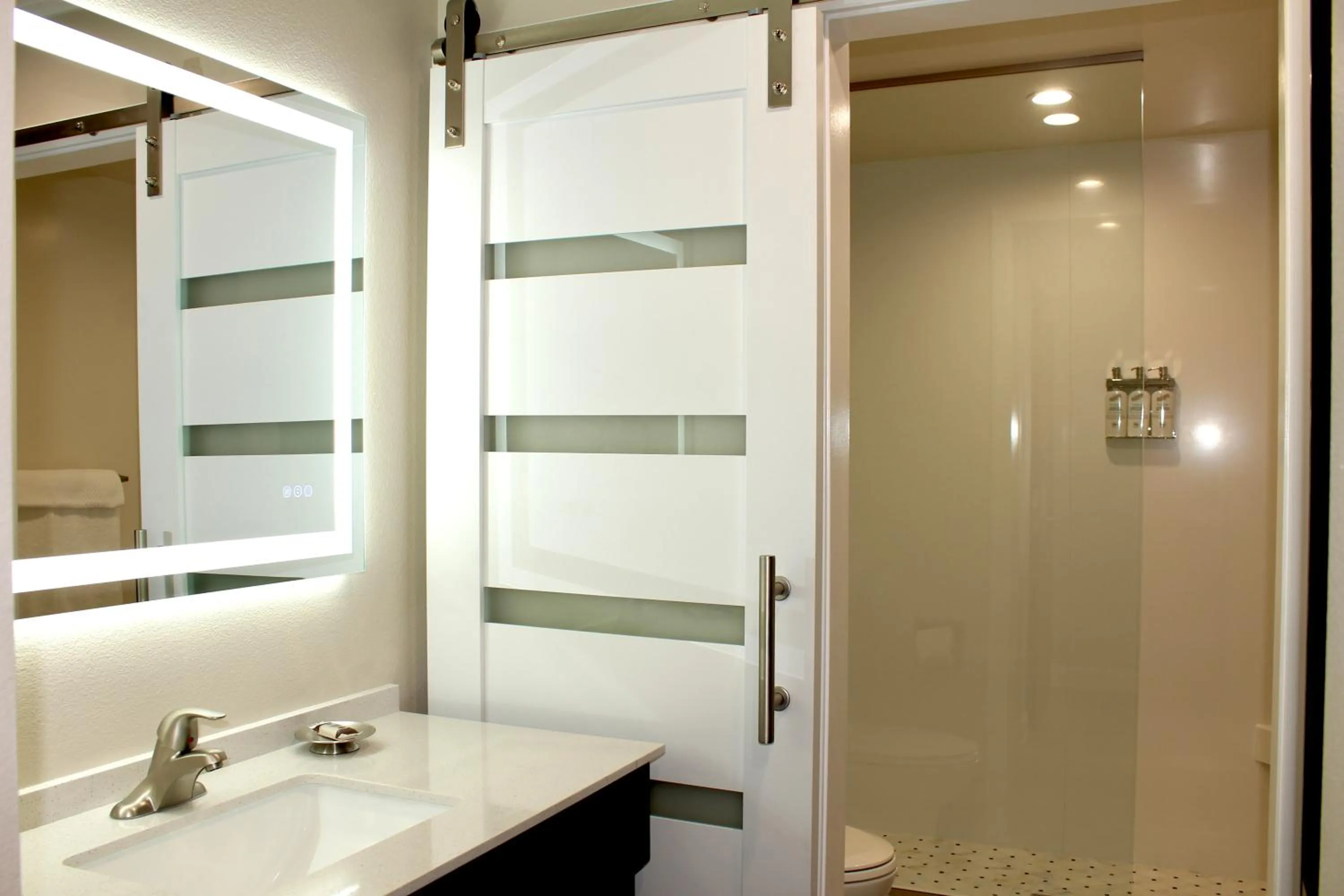 Bathroom in Econo Lodge Lake Elsinore Casino