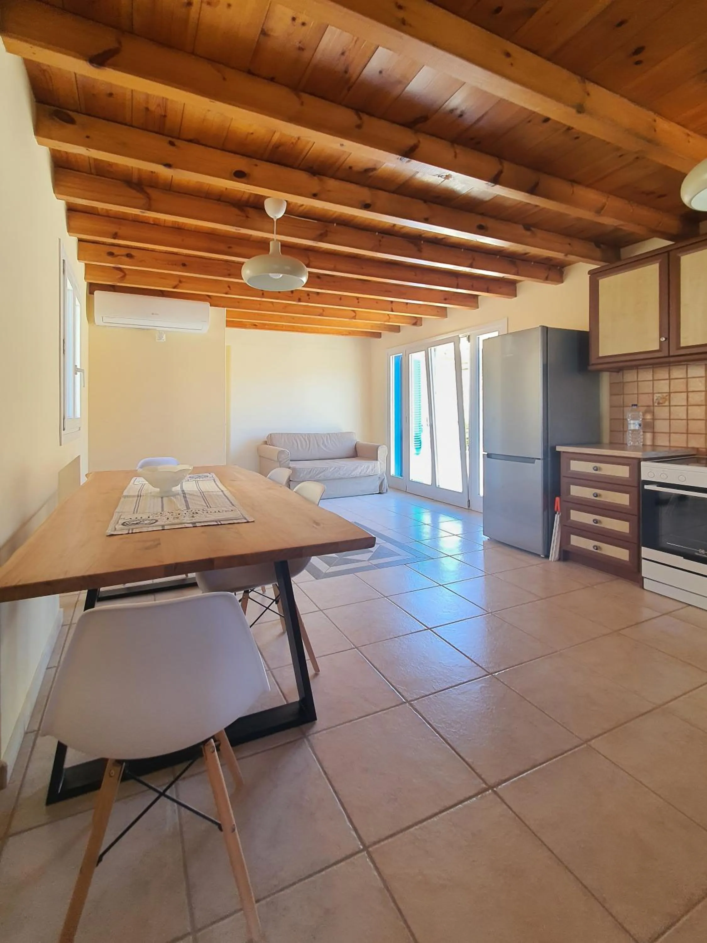 Dining area in Monolithos Villas