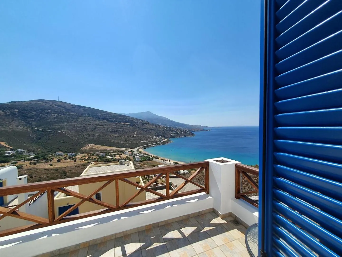 Sea view in Monolithos Villas