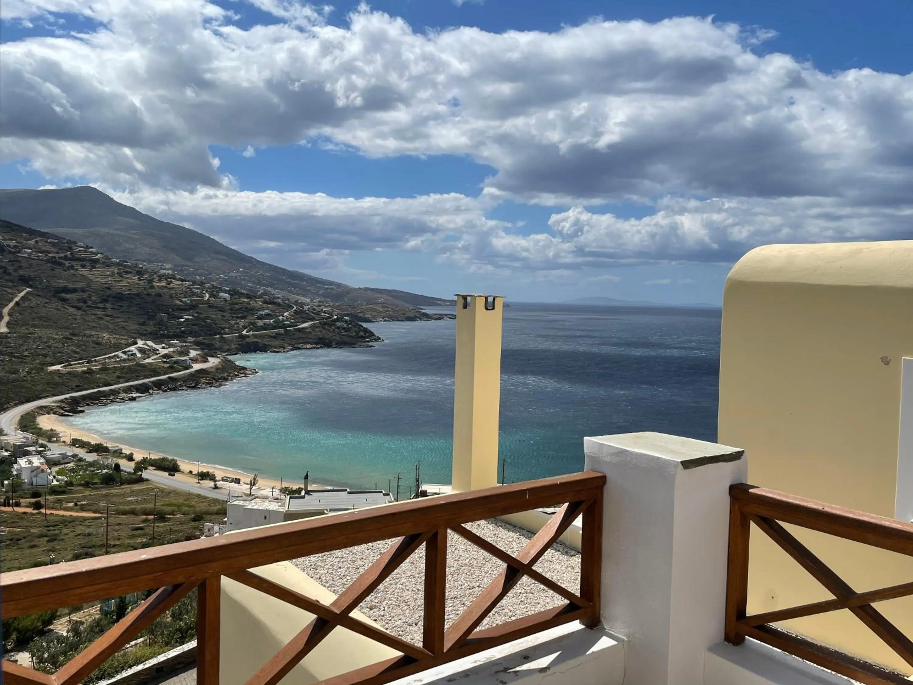 Sea view in Monolithos Villas