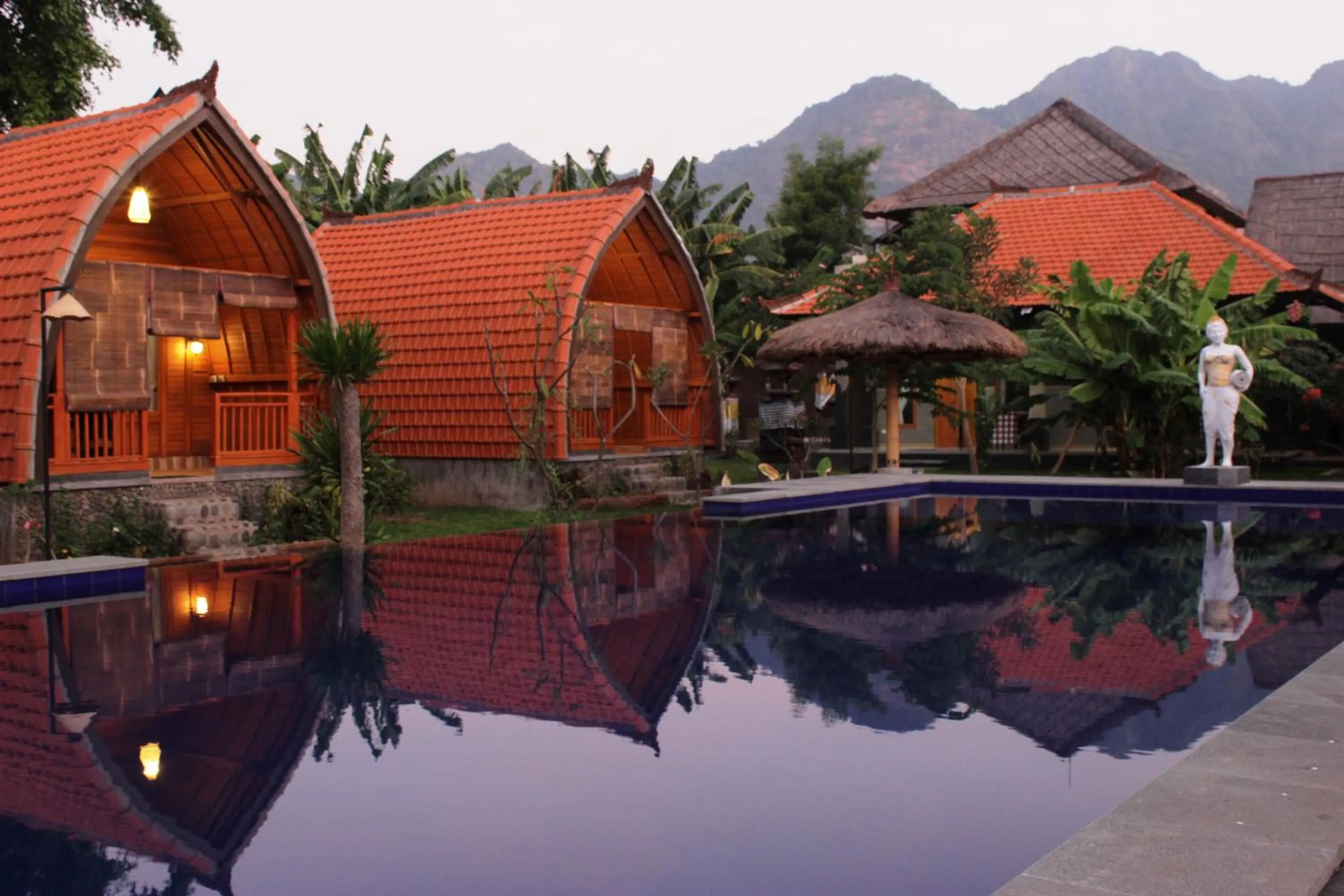 Swimming pool in Kubu Padi Wooden House
