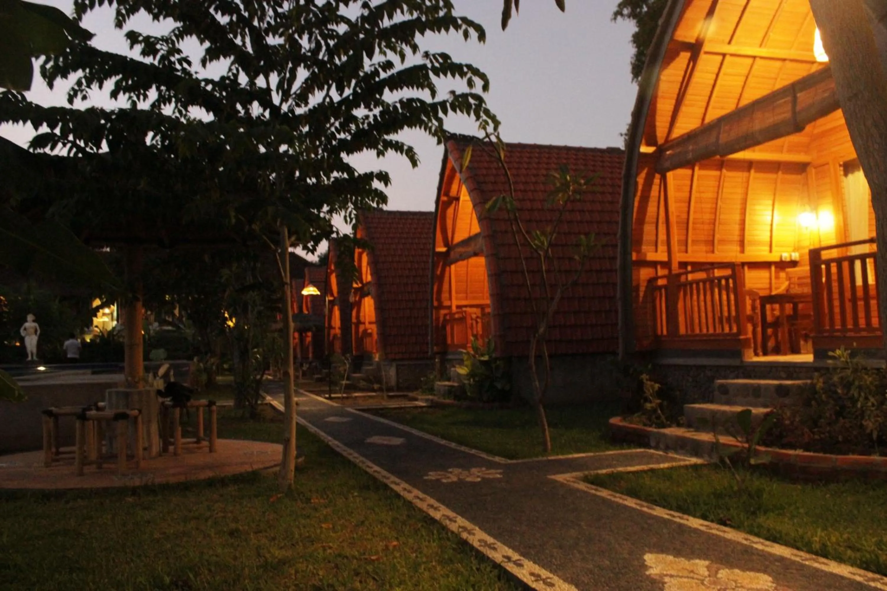 Property building in Kubu Padi Wooden House