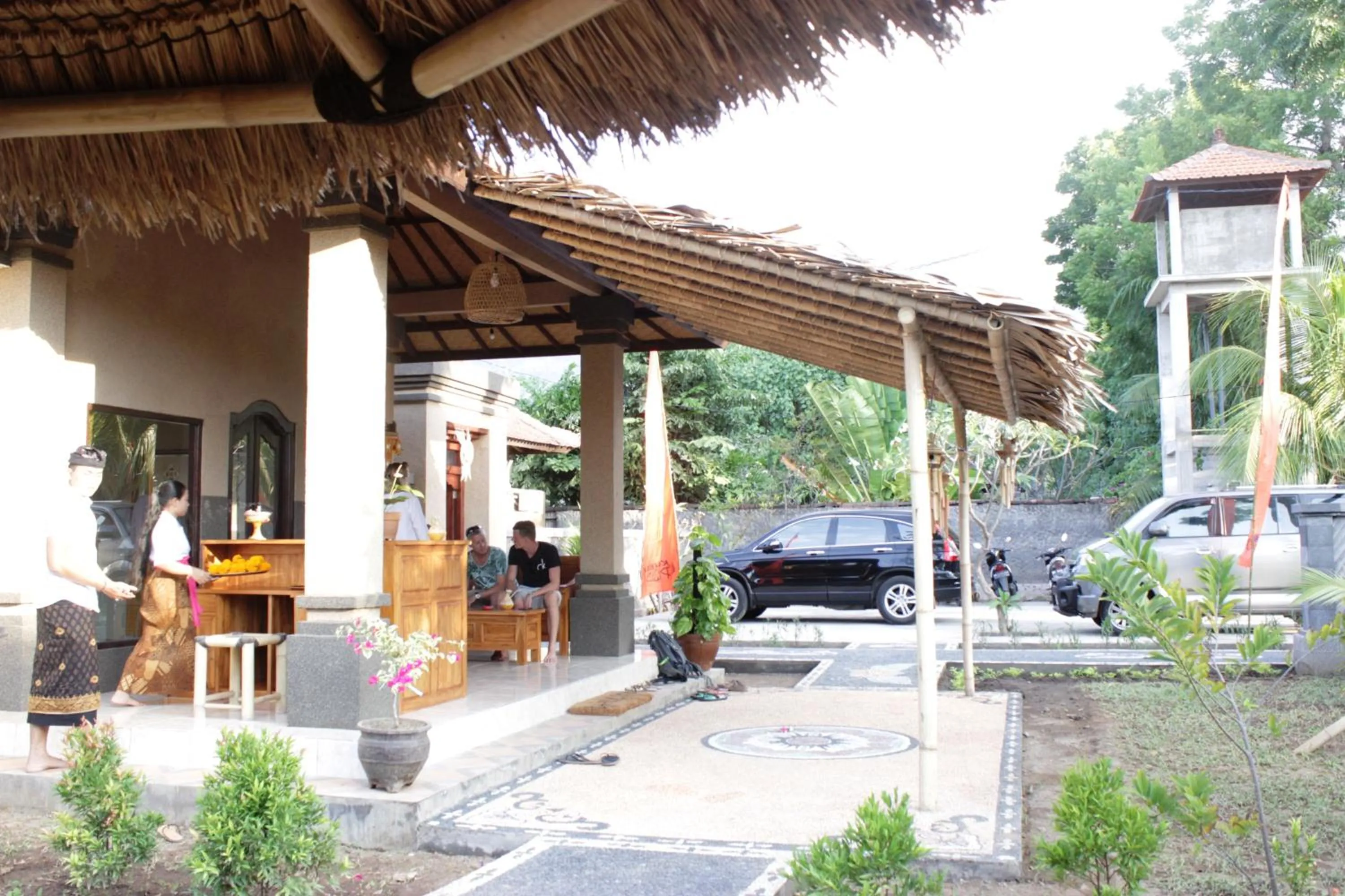 Lobby or reception in Kubu Padi Wooden House