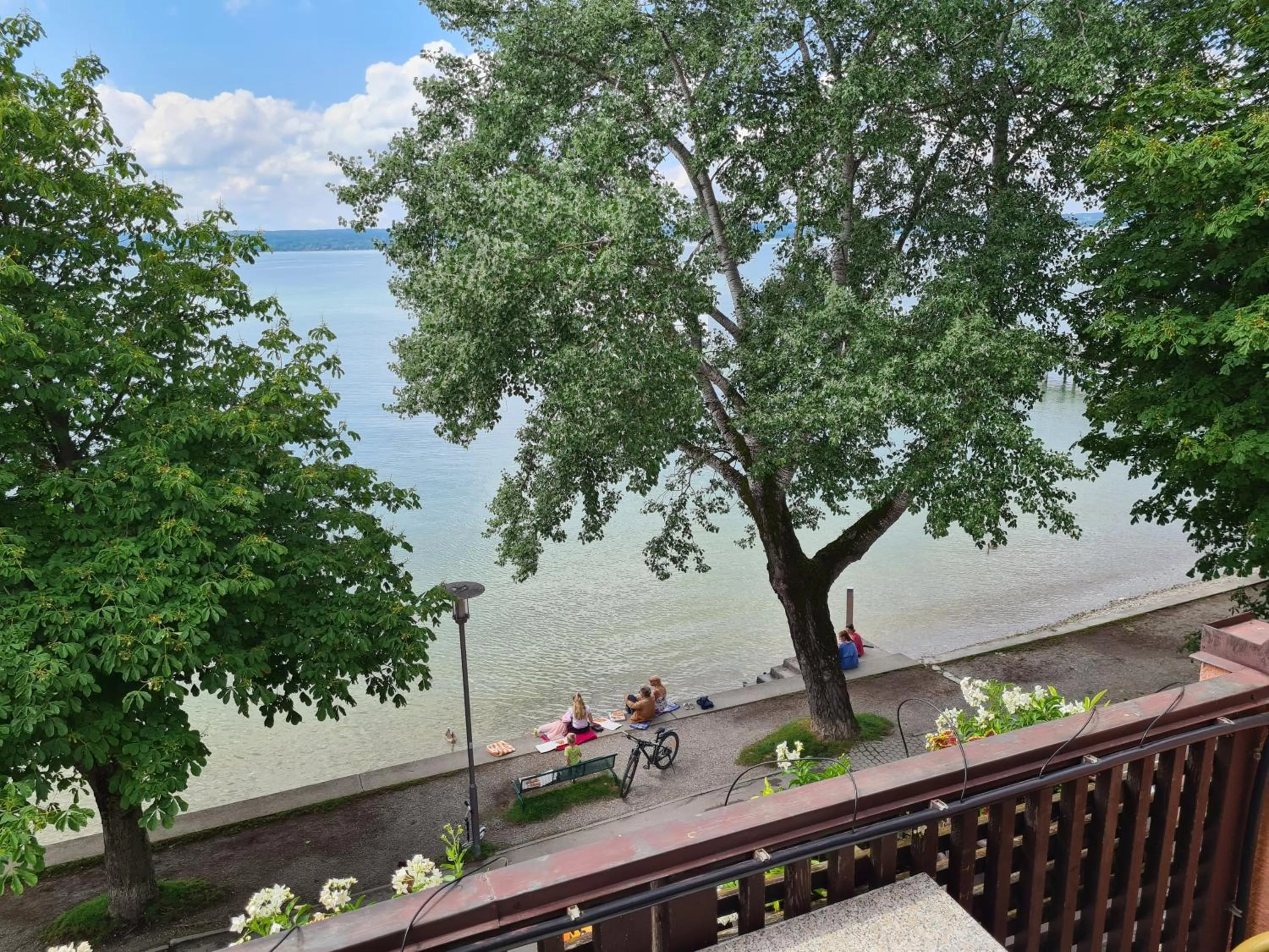 Lake view in Seehotel Pegasus