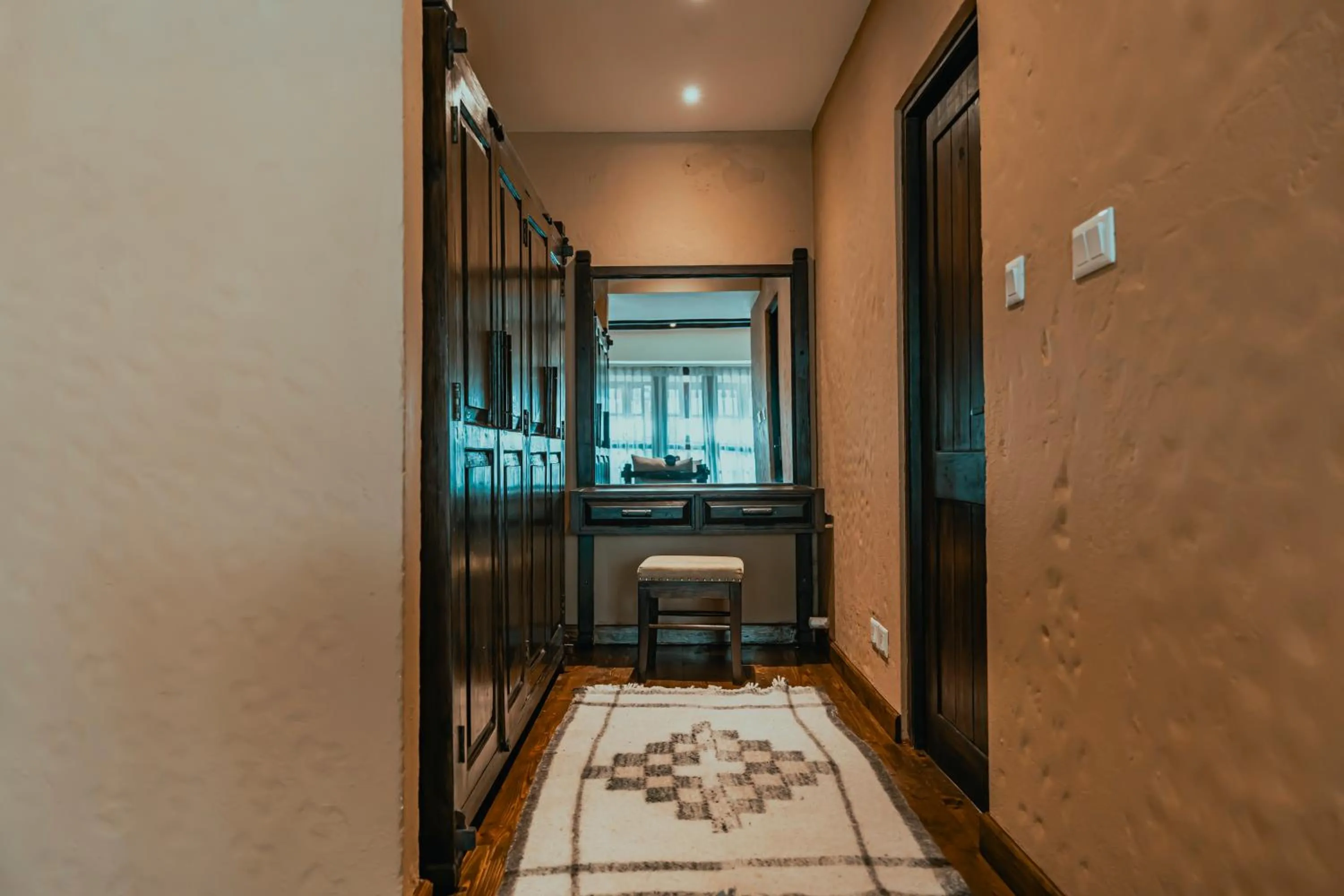 wardrobe, Bed in Hotel Thamel House - 6 km from Boudhanath Stupa, Kathmandu