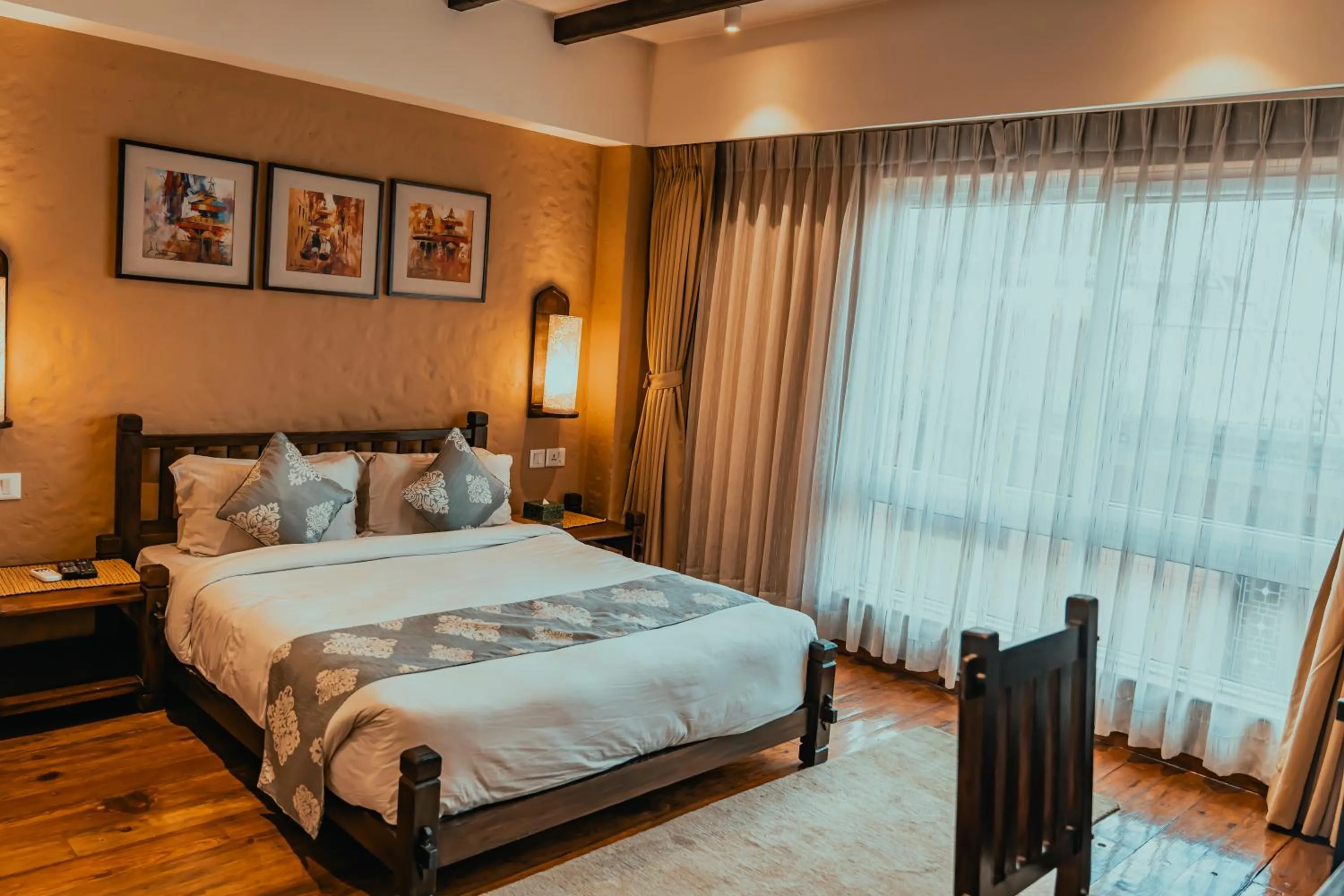 Bedroom, Bed in Hotel Thamel House - 6 km from Boudhanath Stupa, Kathmandu