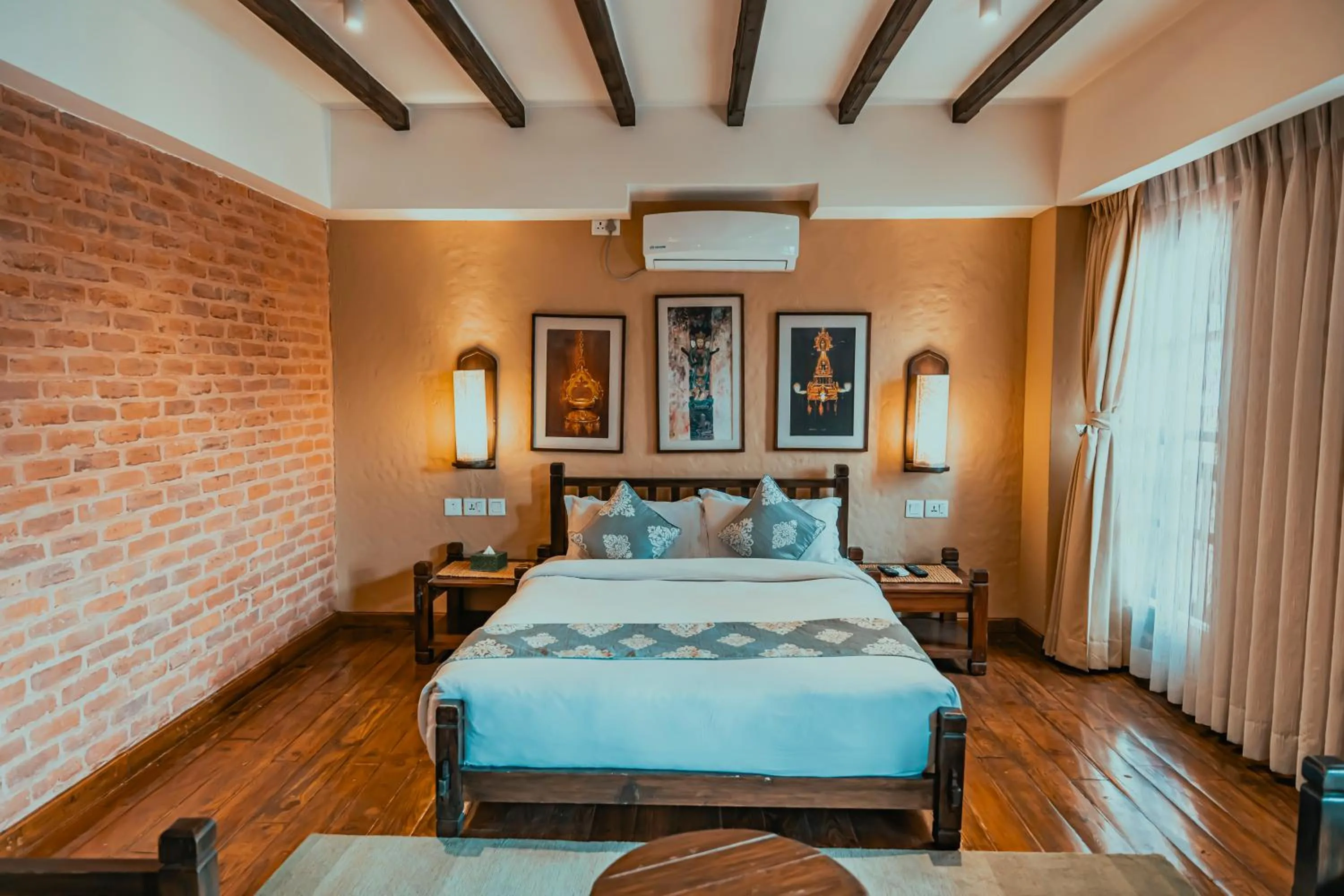 Bedroom, Bed in Hotel Thamel House - 6 km from Boudhanath Stupa, Kathmandu