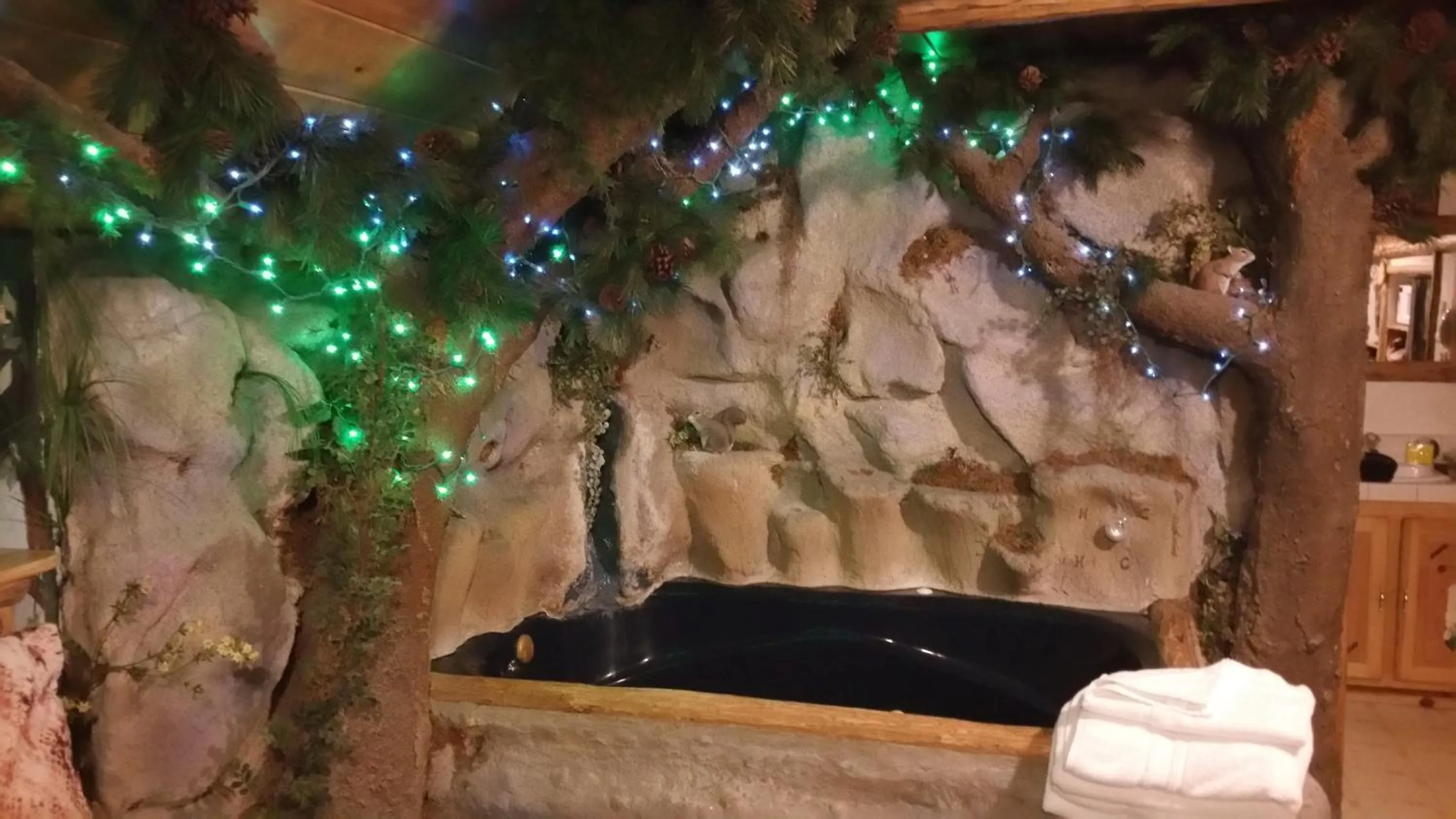 Hot Tub in Castle Wood Theme Cottages- COUPLES ONLY