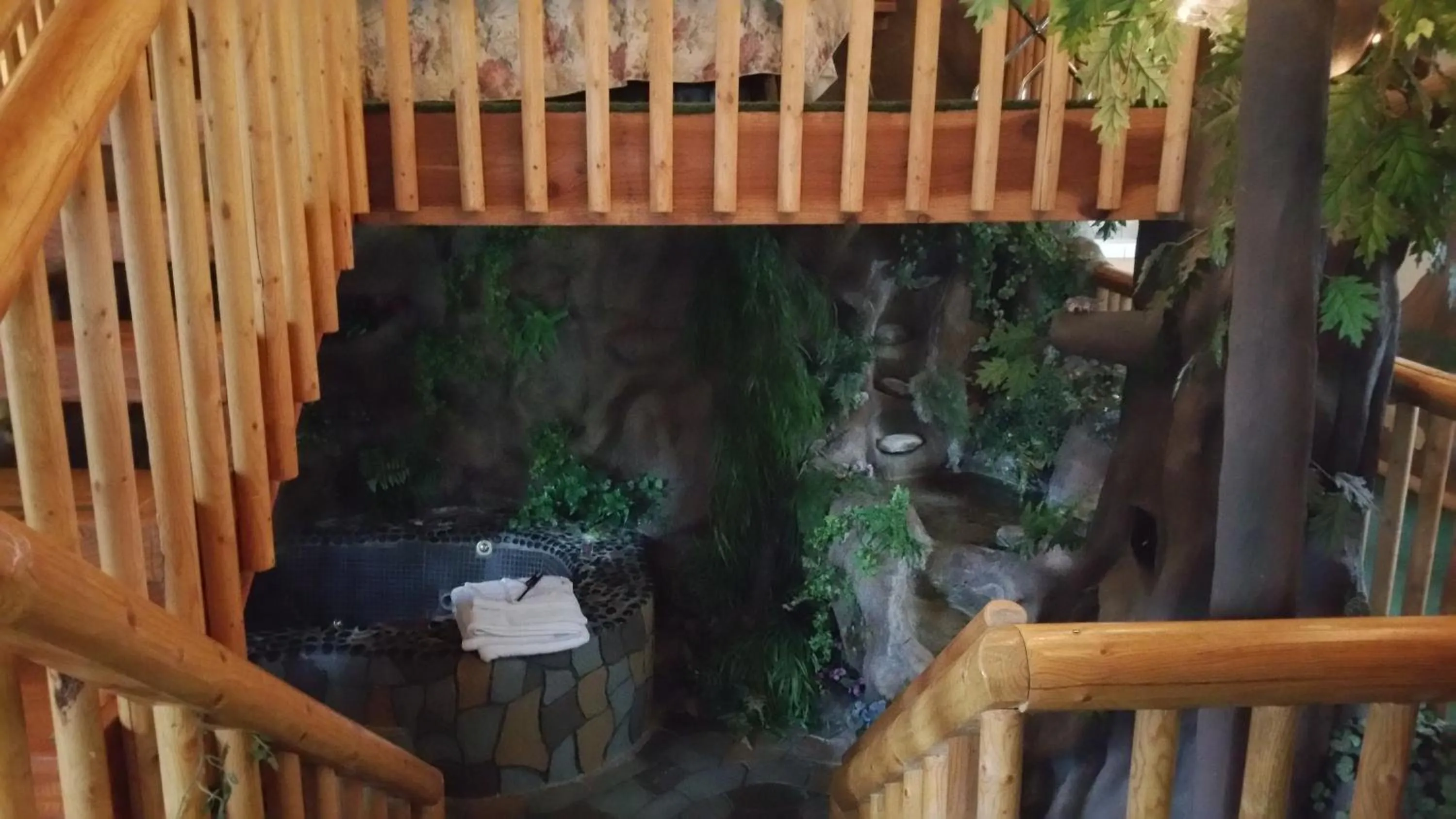 Hot Tub in Castle Wood Theme Cottages- COUPLES ONLY