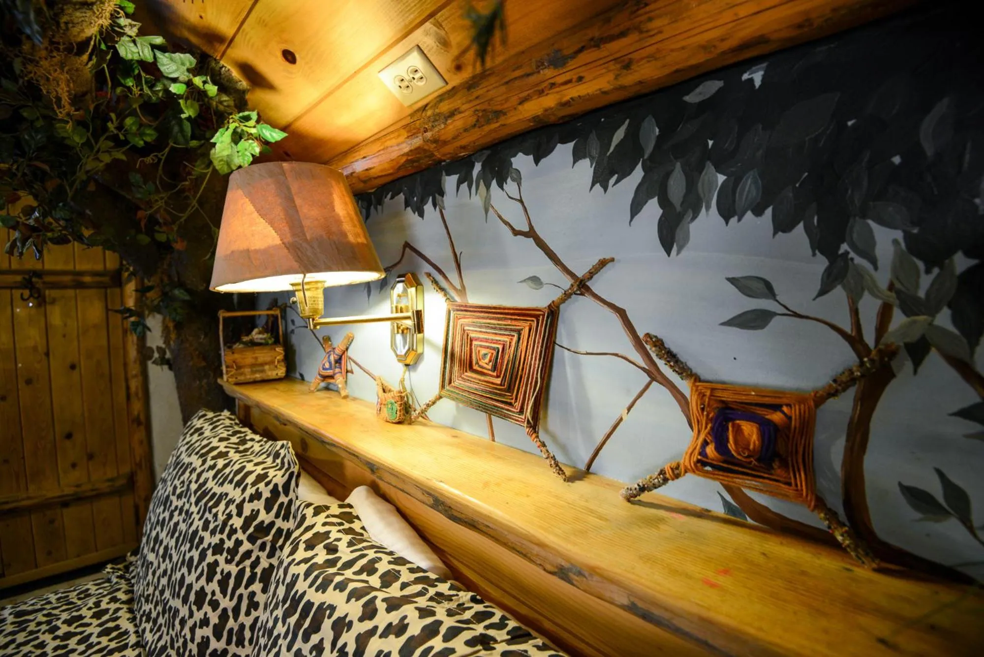 Bed in Castle Wood Theme Cottages- COUPLES ONLY