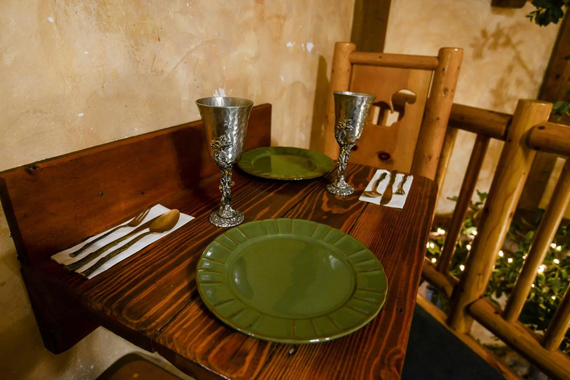 Decorative detail in Castle Wood Theme Cottages- COUPLES ONLY