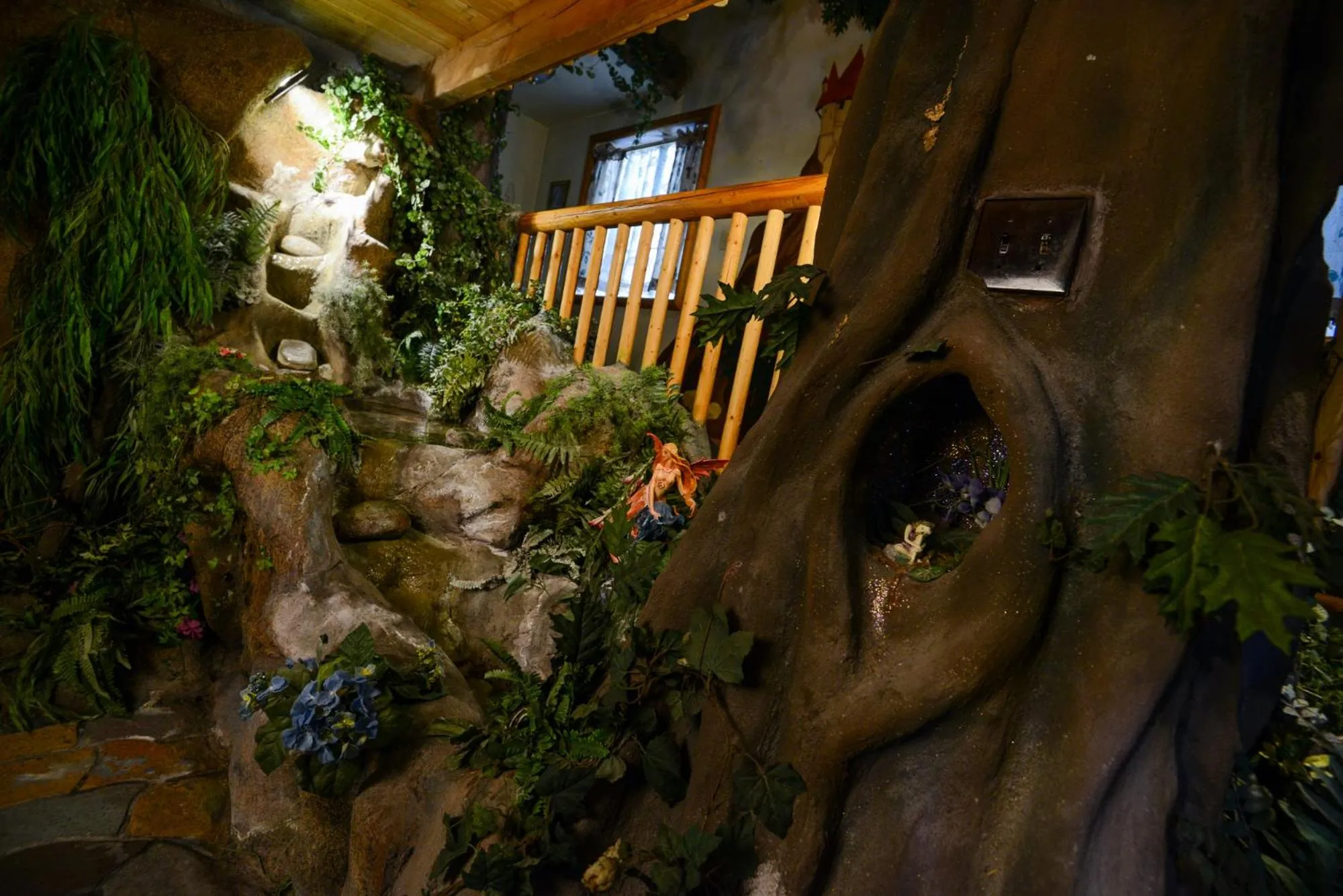 Decorative detail in Castle Wood Theme Cottages- COUPLES ONLY