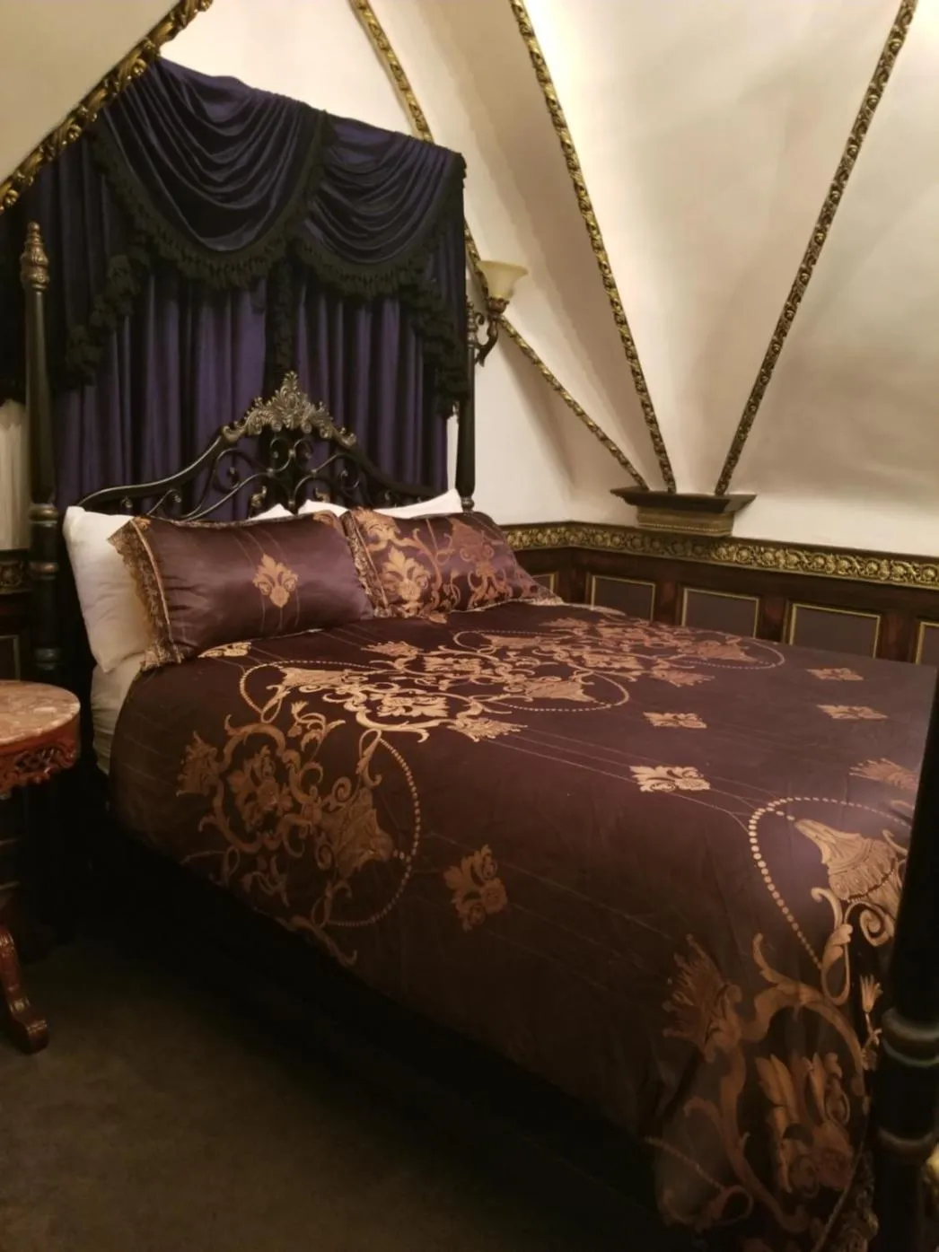 Bed in Castle Wood Theme Cottages- COUPLES ONLY