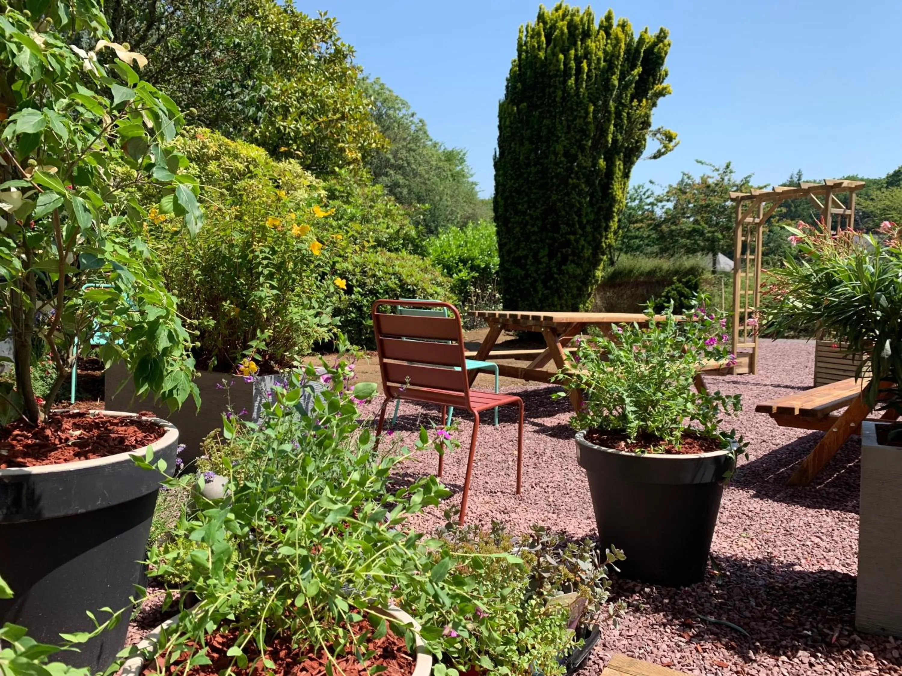 Garden in La maison des Légendes