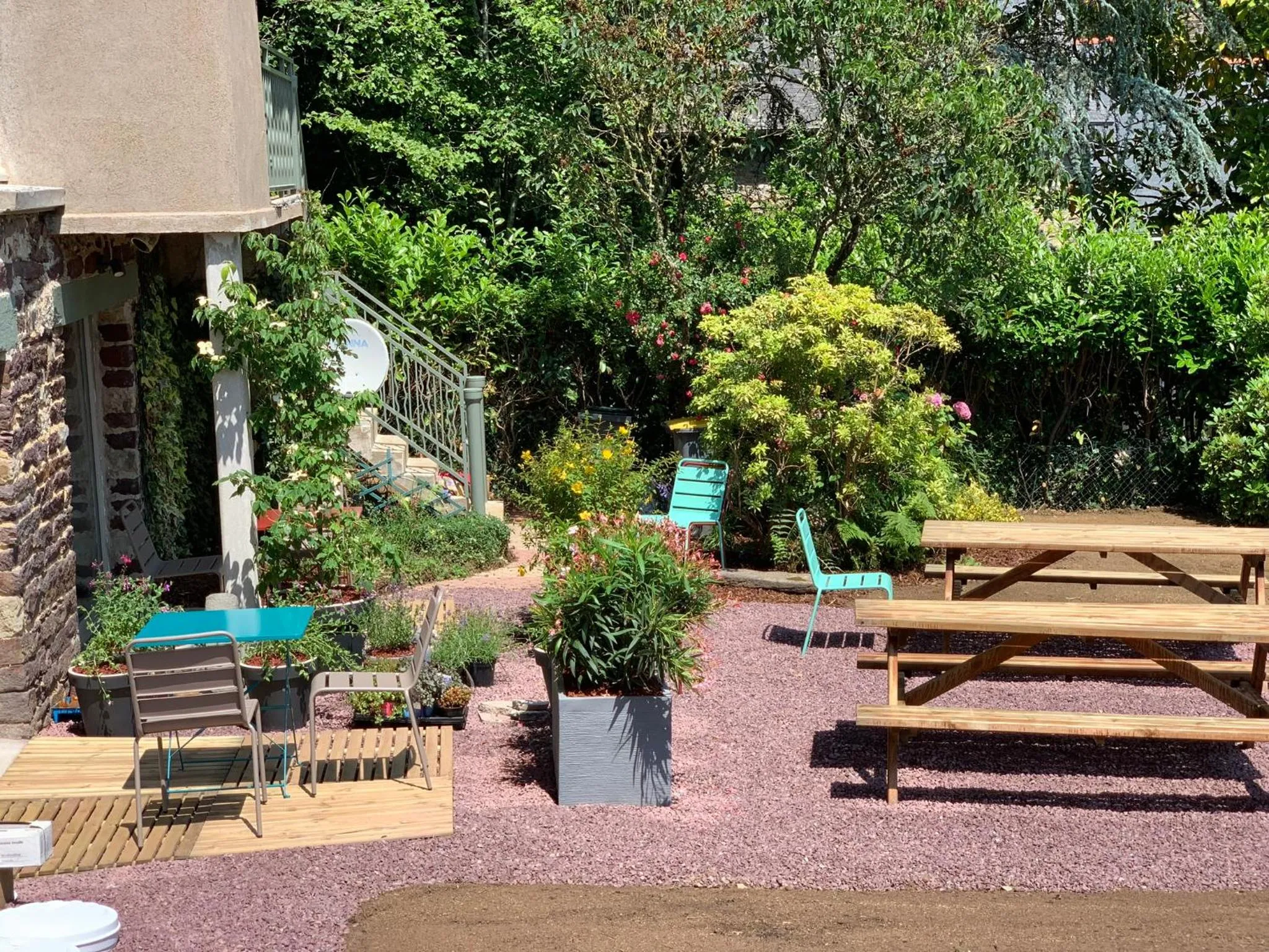 Garden in La maison des Légendes