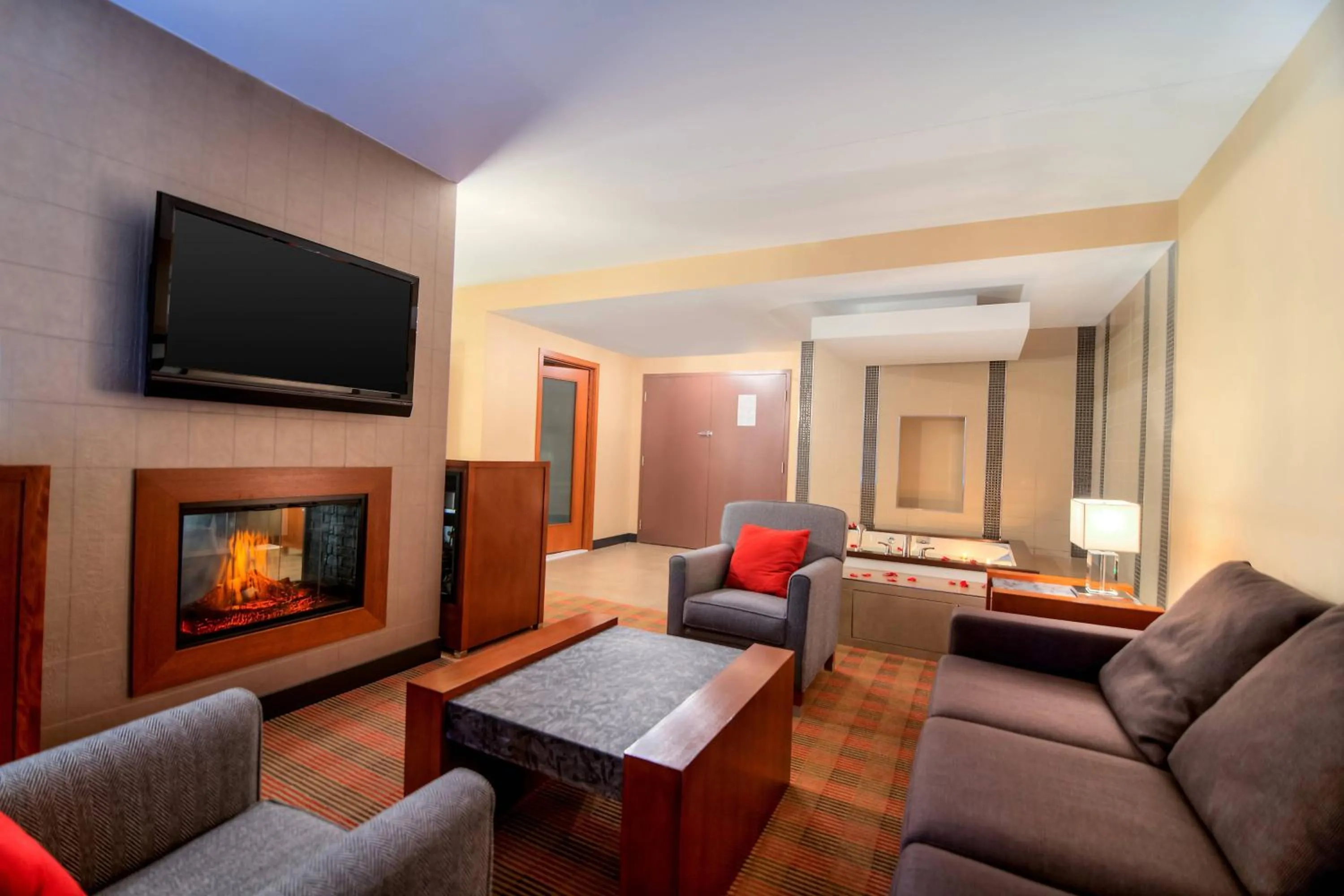 Living room in Four Points by Sheraton Winnipeg South