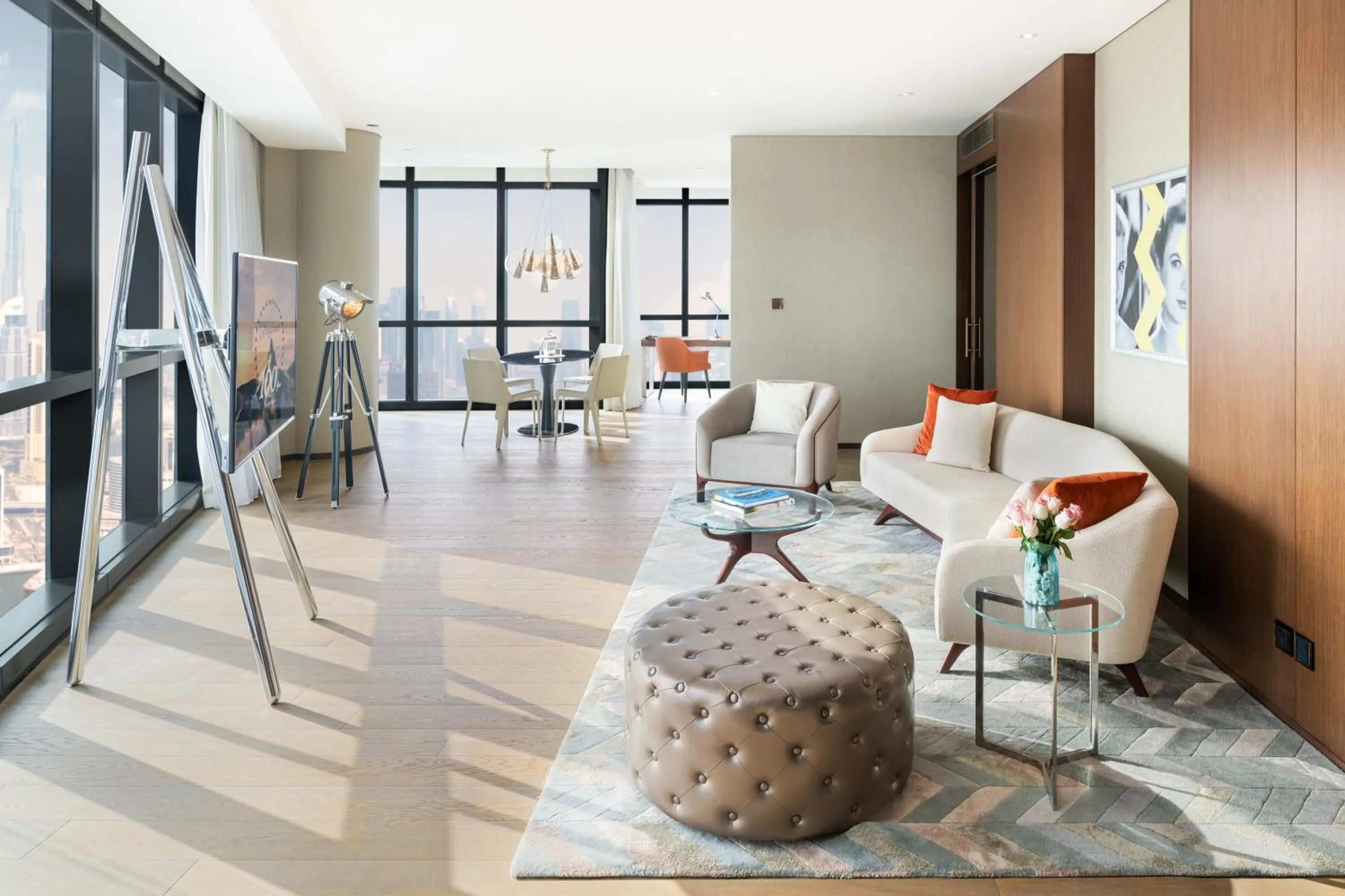 Living room in Paramount Hotel Dubai