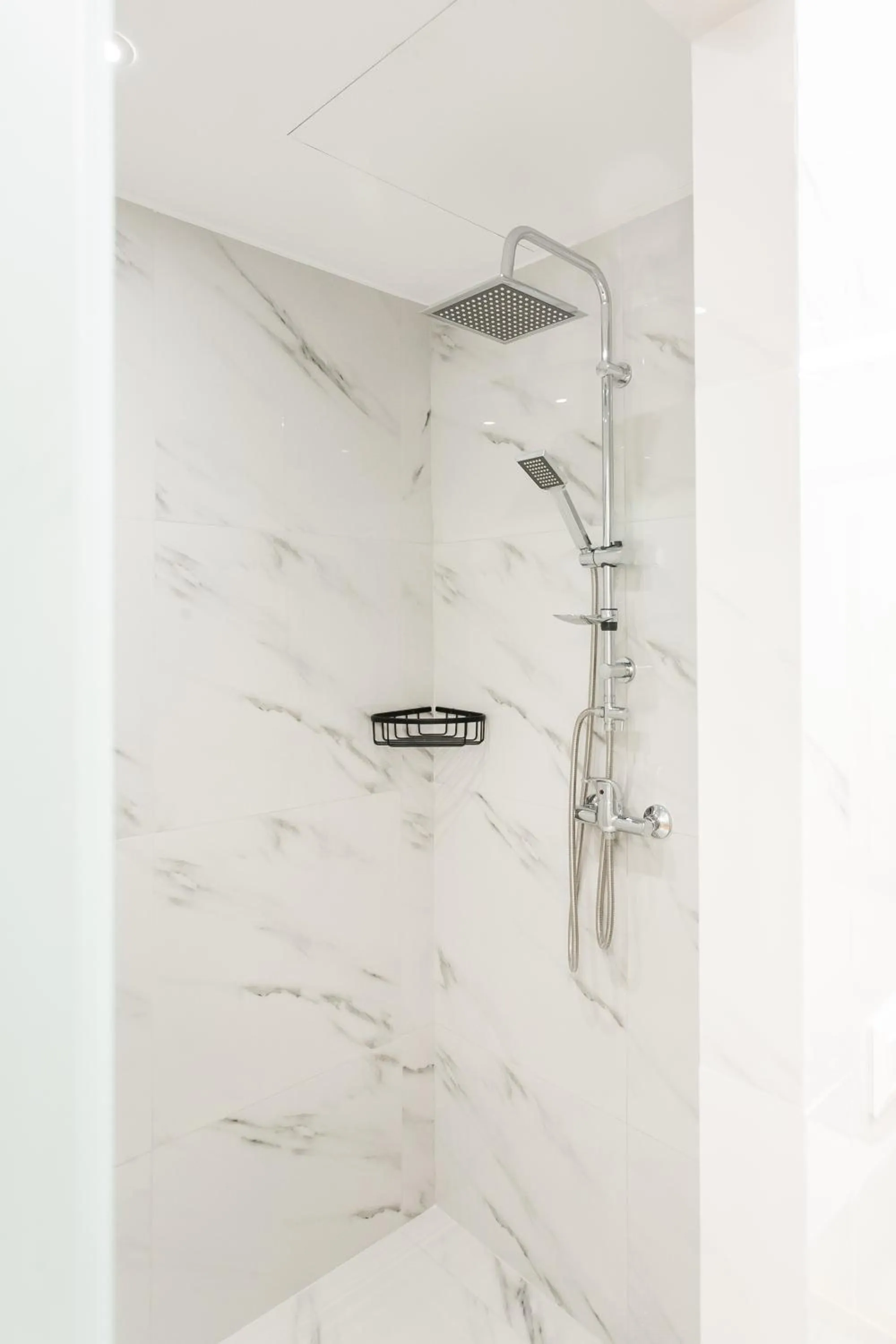Shower in Step One | Luxury Suites right in the heart of Acropolis next to metro station
