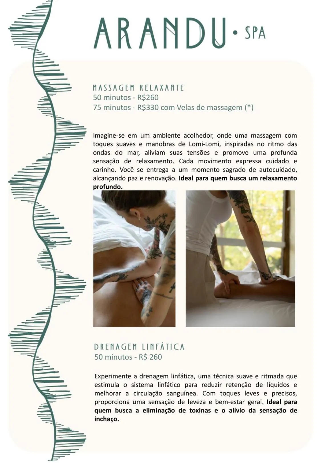 Massage in Hotel Velas do Engenho