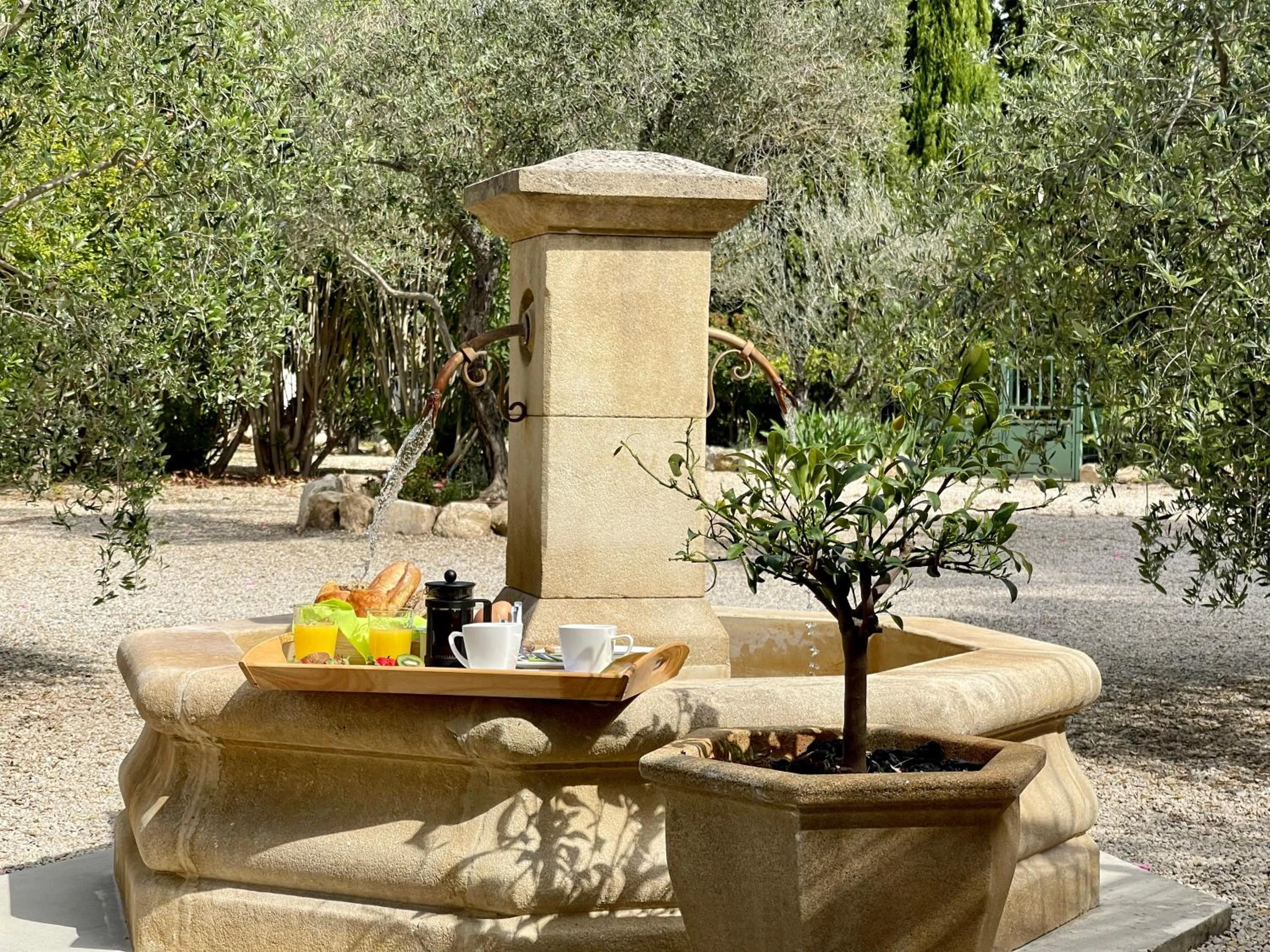 Breakfast in Domaine Au Coeur des Alpilles