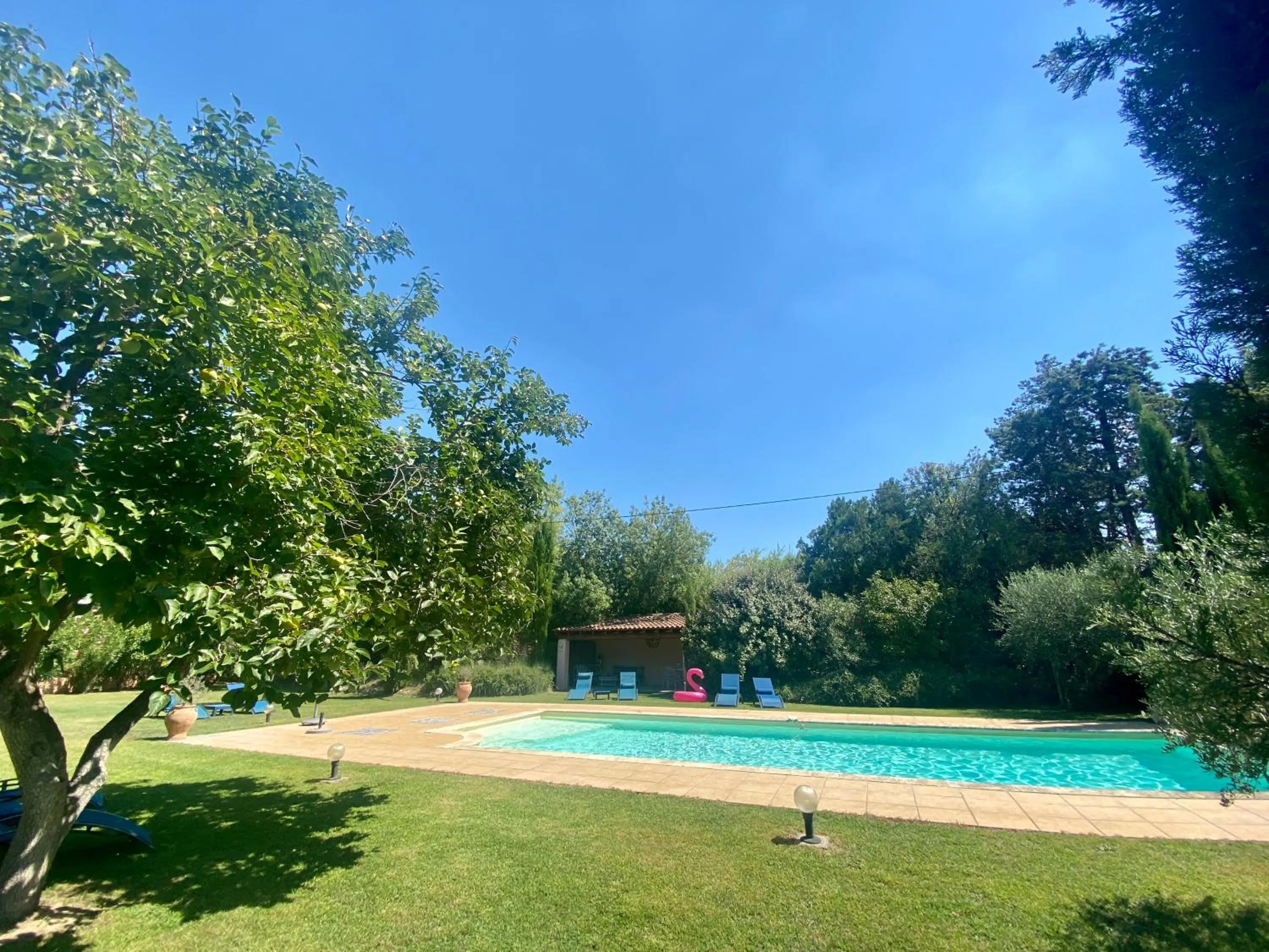 Natural landscape in Domaine Au Coeur des Alpilles