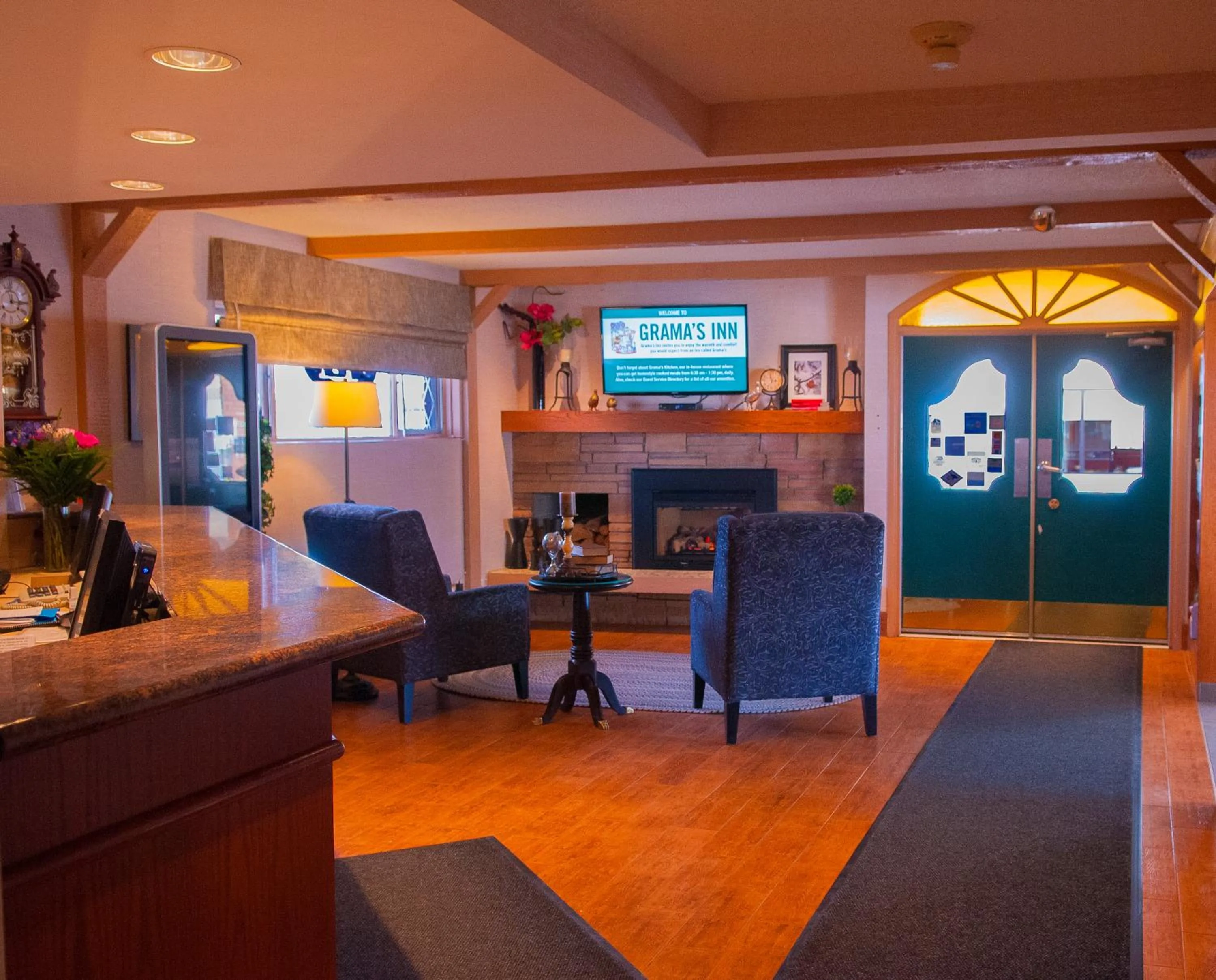 Lobby or reception in Grama's Inn