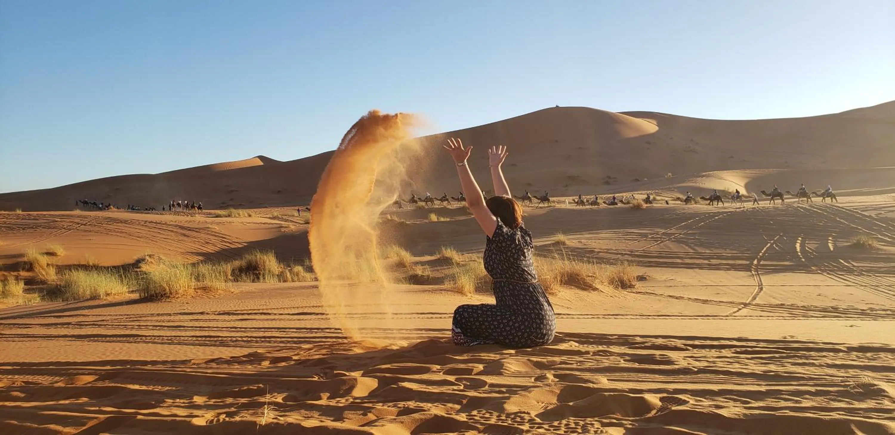 Natural landscape in Riad Hotel Les Flamants