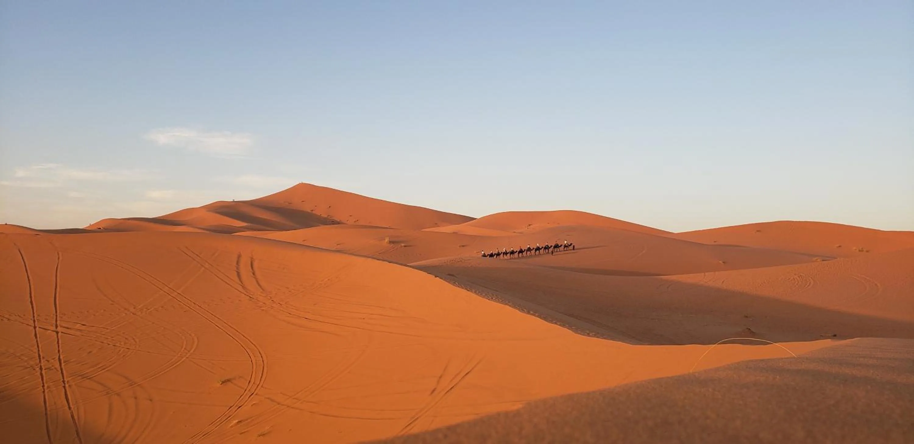 Natural landscape in Riad Hotel Les Flamants
