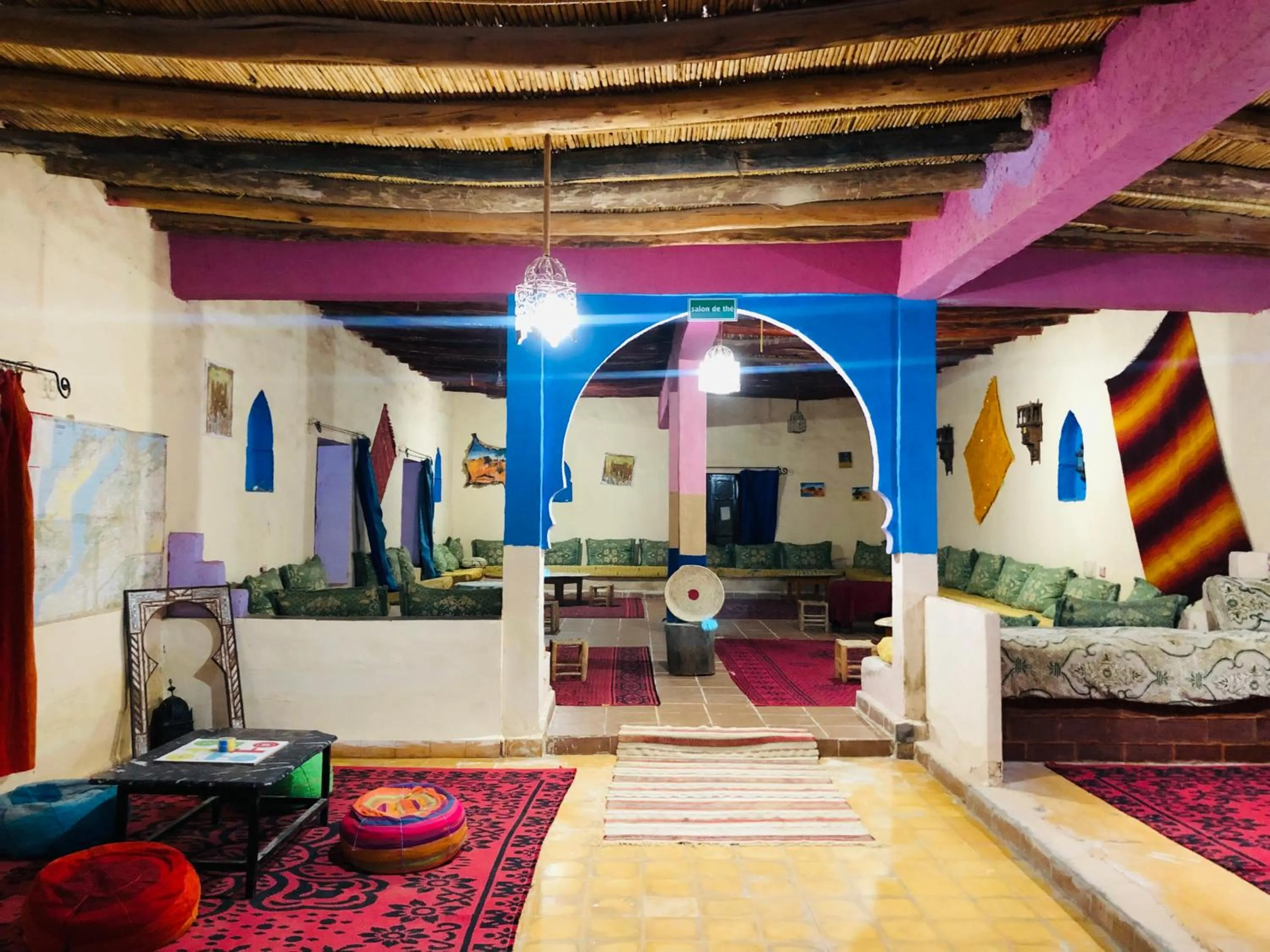 Living room in Riad Hotel Les Flamants