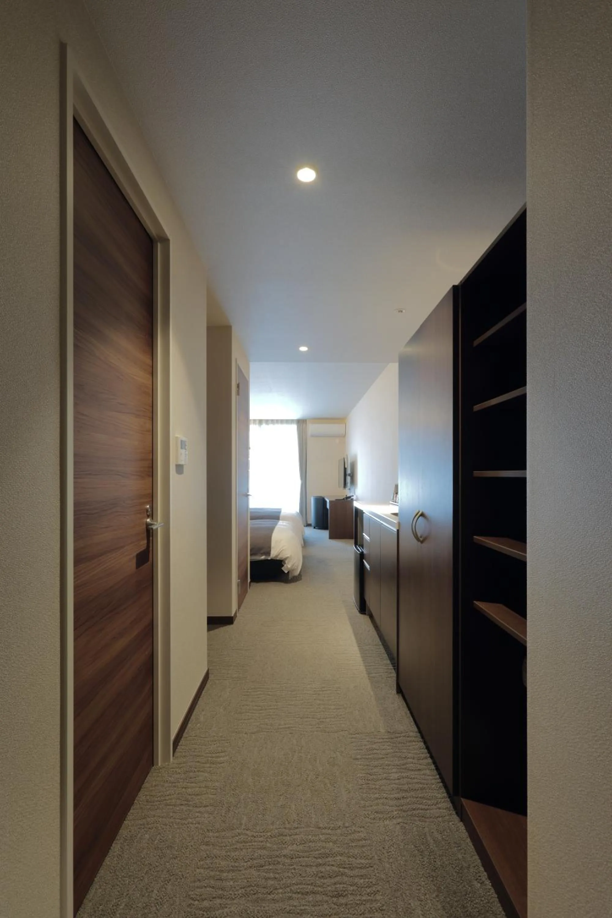 Photo of the whole room, Bed in HOTEL PROMOTE HIROSHIMA