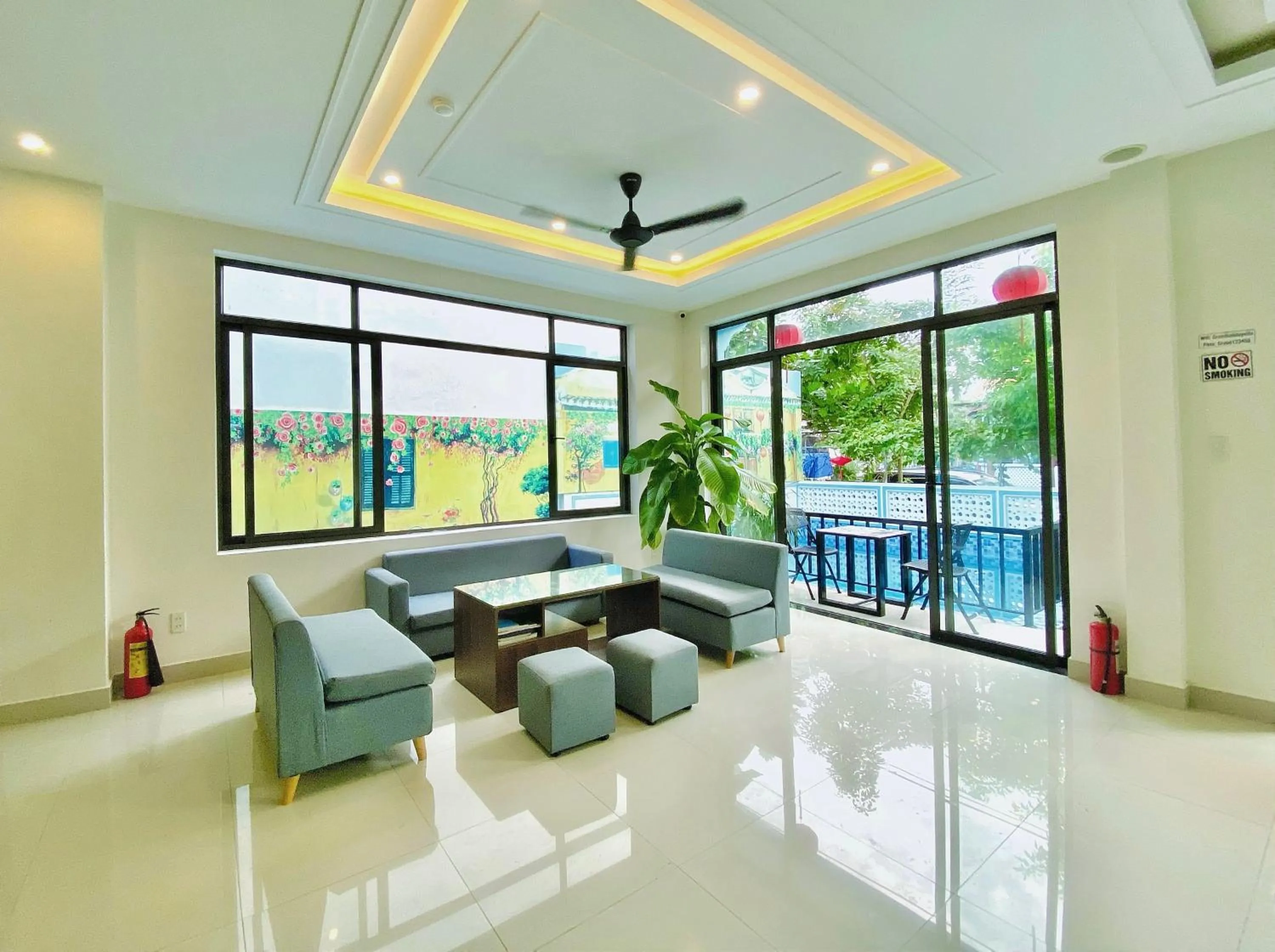 Living room in Grand Holiday Hoian Villa