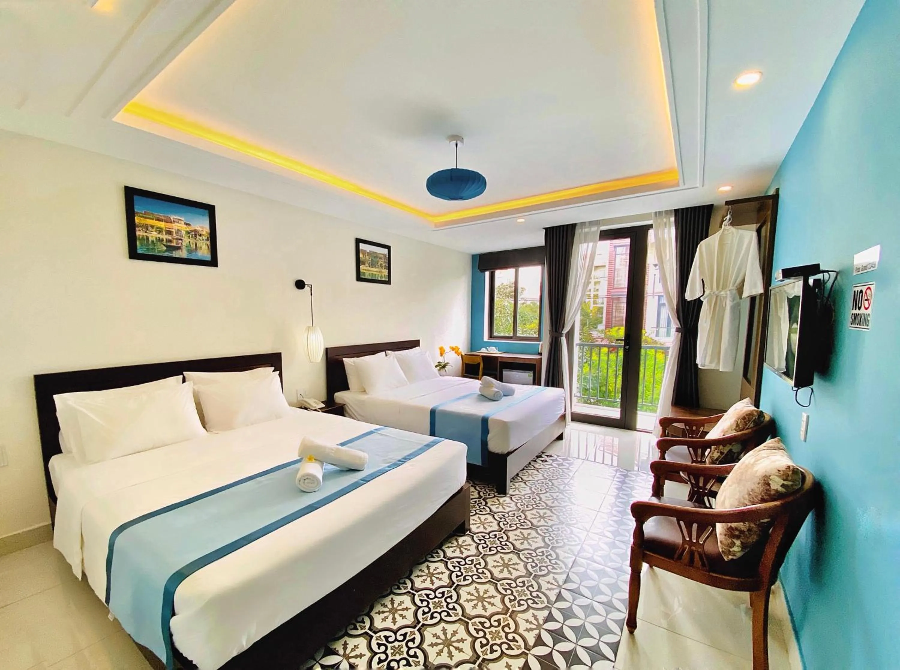 Photo of the whole room, Bed in Grand Holiday Hoian Villa