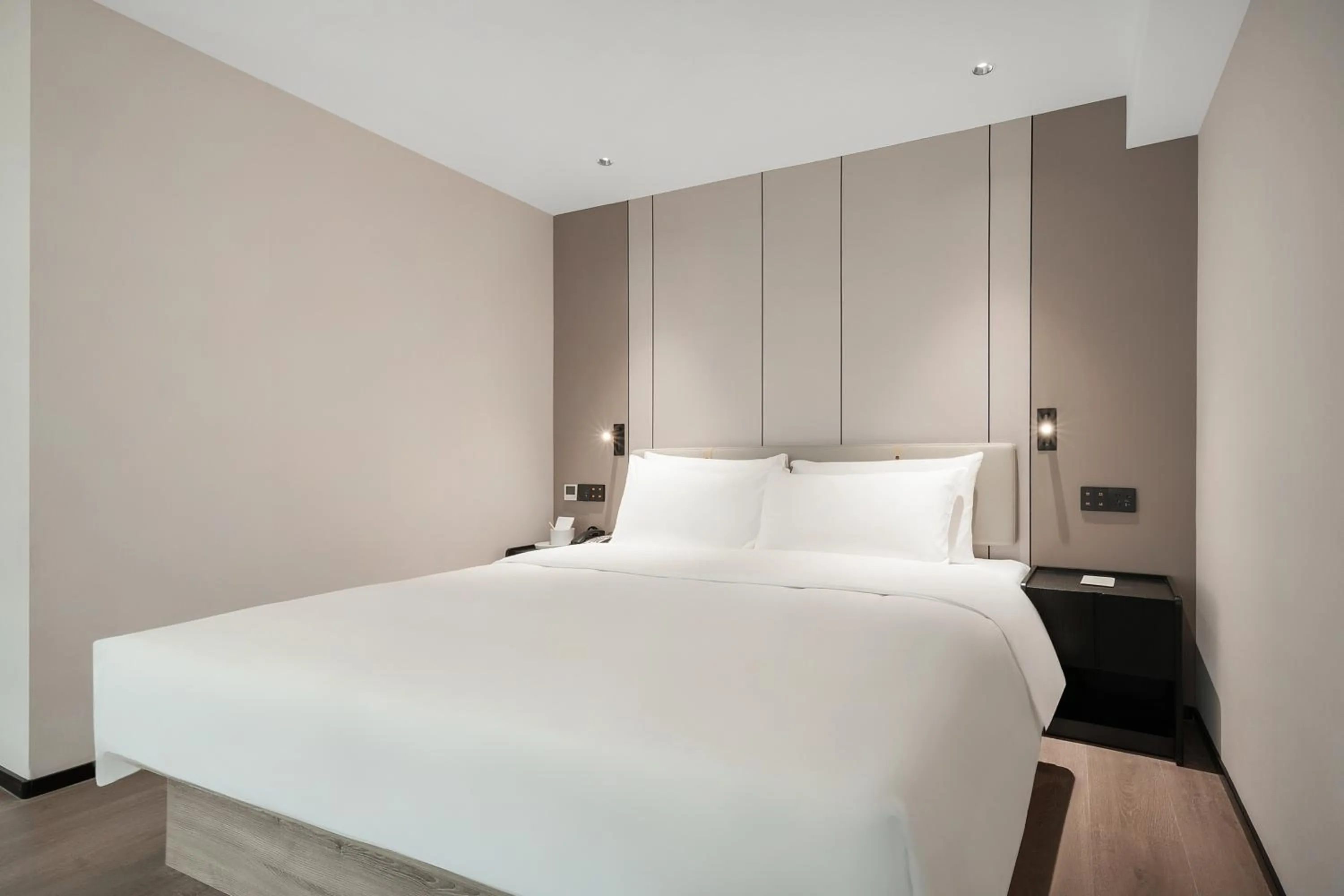 Bed in Atour Hotel Chengdu New Convention and Exhibition Center Branch