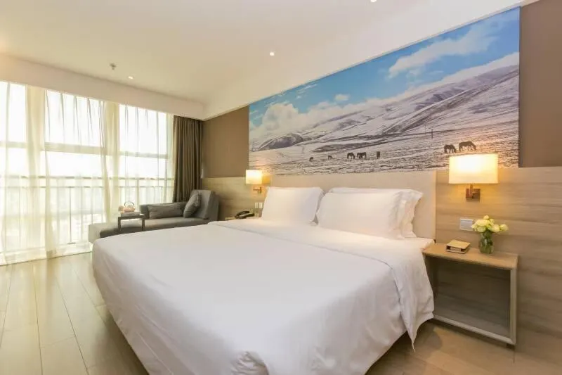 Bed in Atour Hotel Chengdu New Convention and Exhibition Center Branch