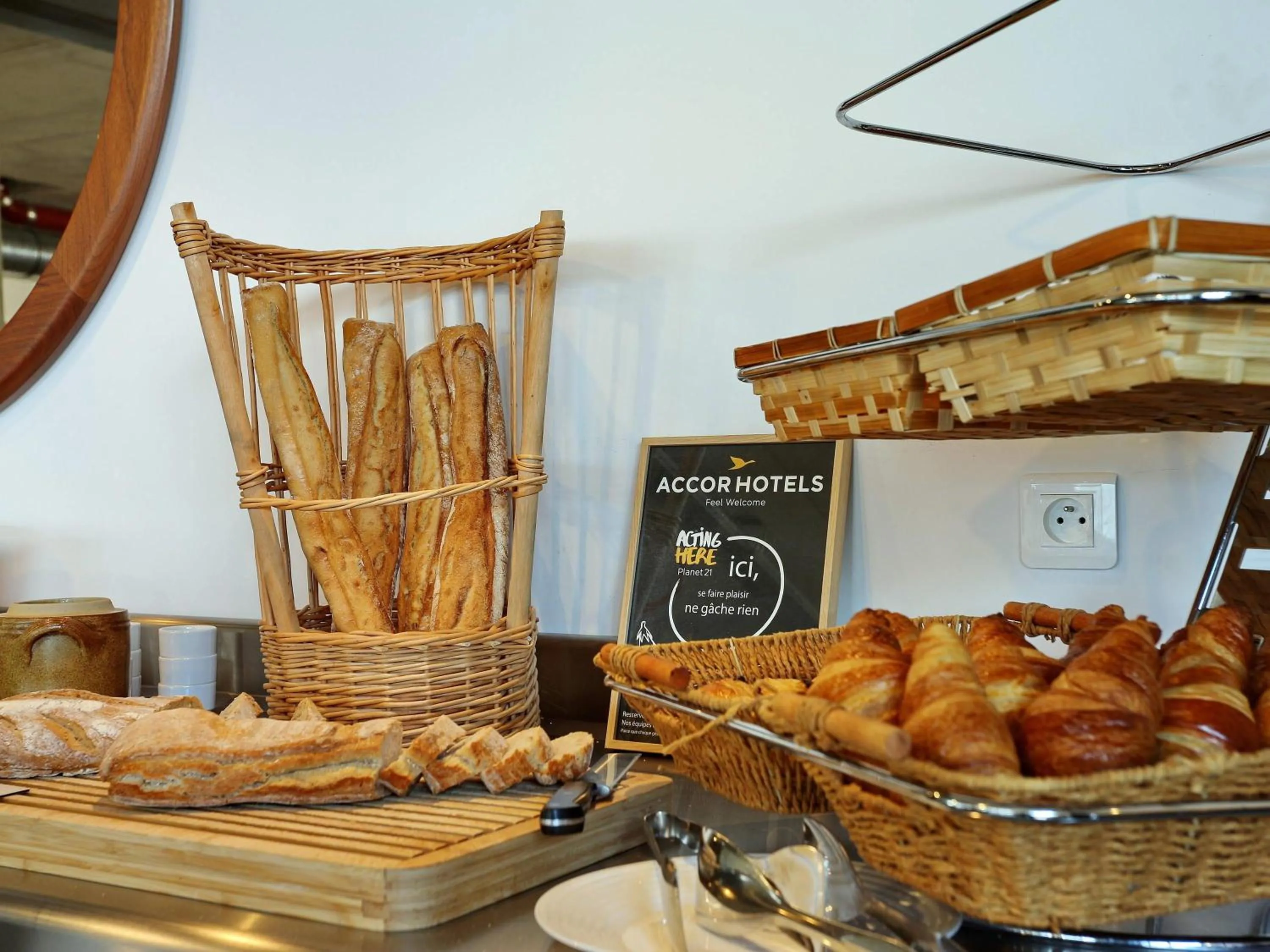 Breakfast in ibis Styles Ajaccio Napoleon