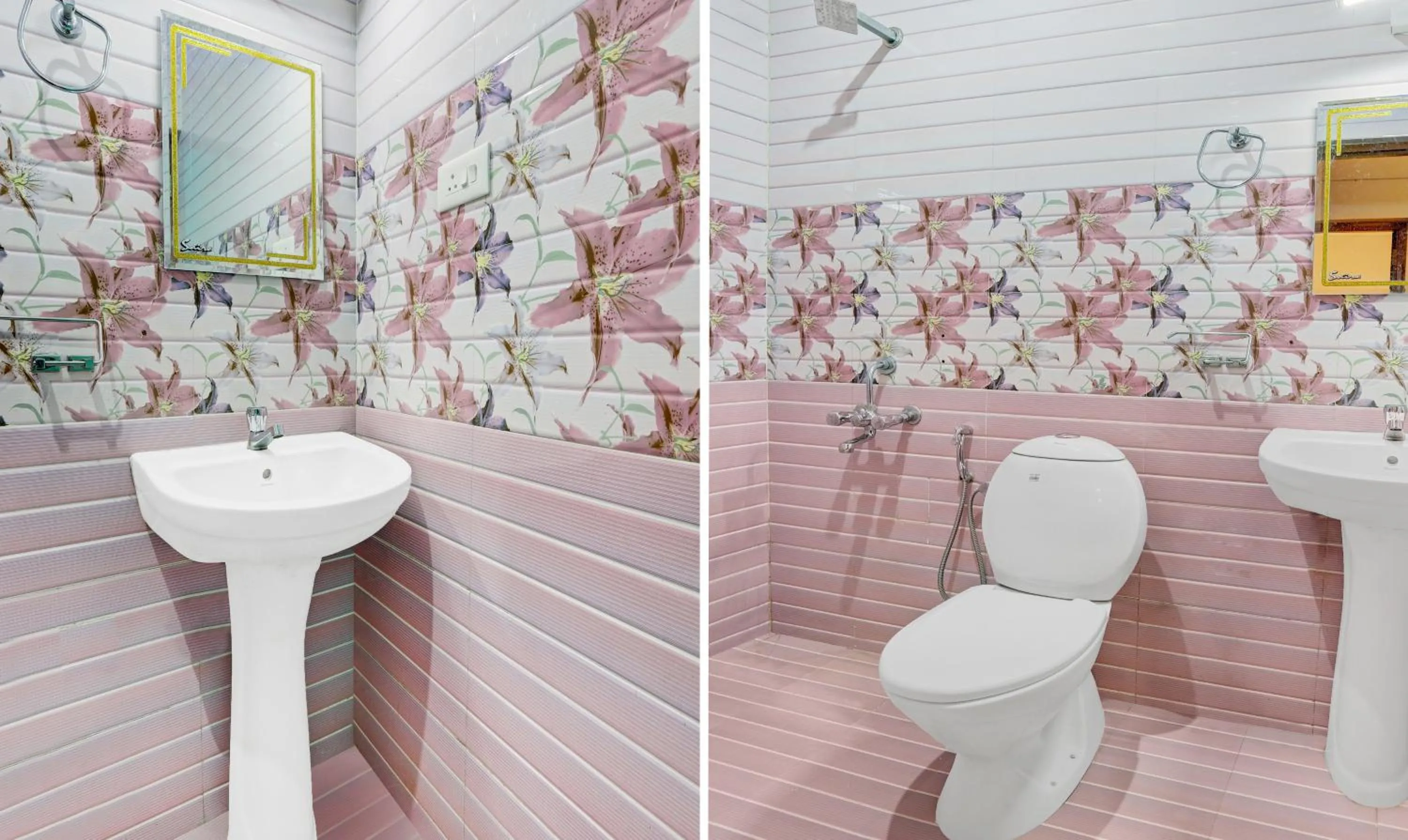 Bathroom in Itsy Hotels Rain Forest, 1 km from Rose Garden