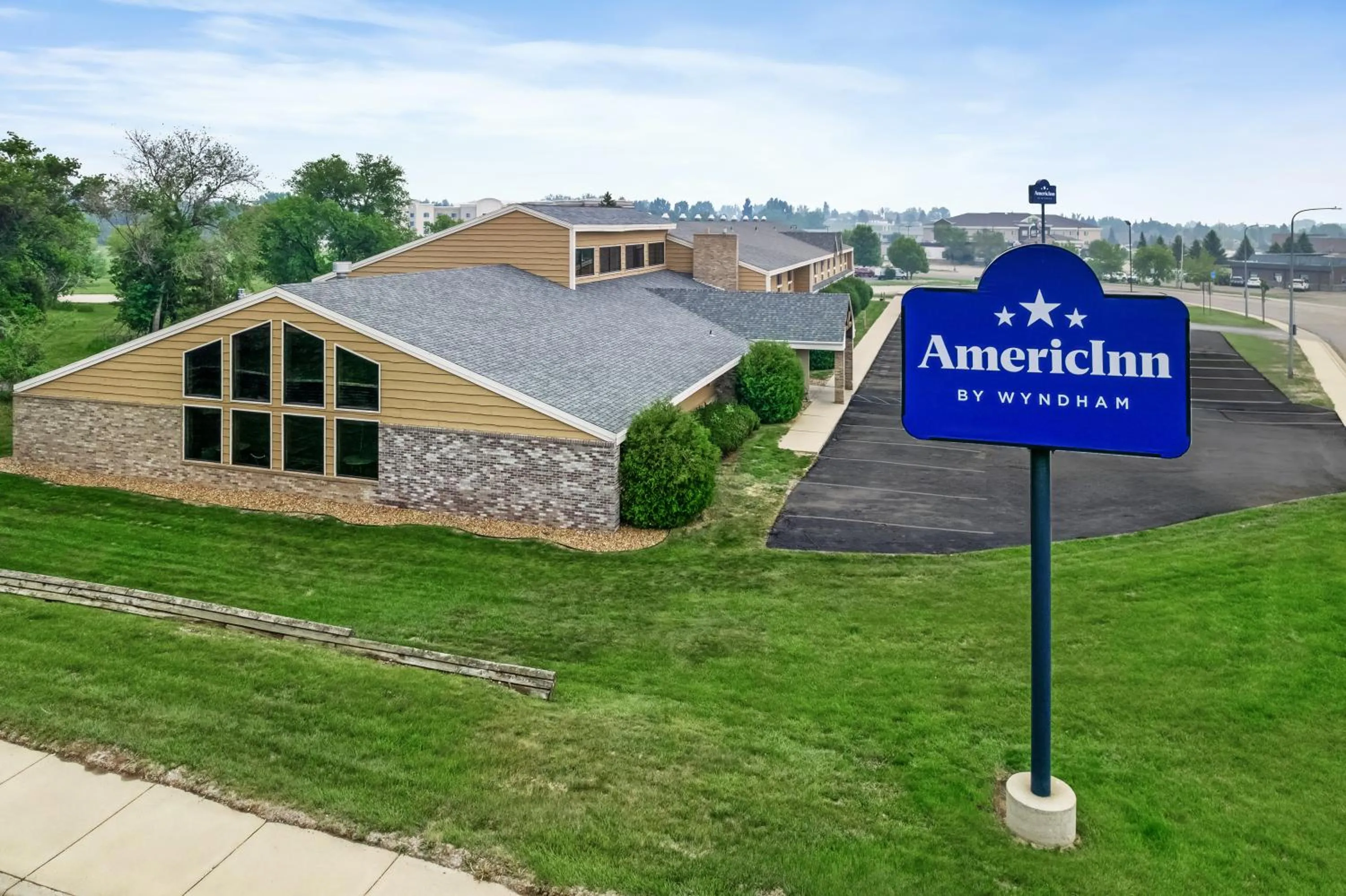 Property building in AmericInn by Wyndham Dickinson