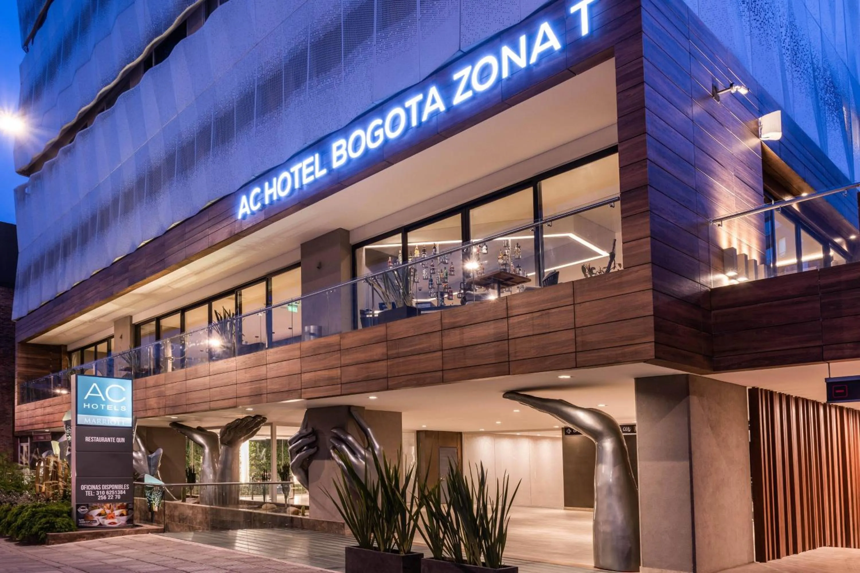 Property building in AC Hotel by Marriott Bogota Zona T