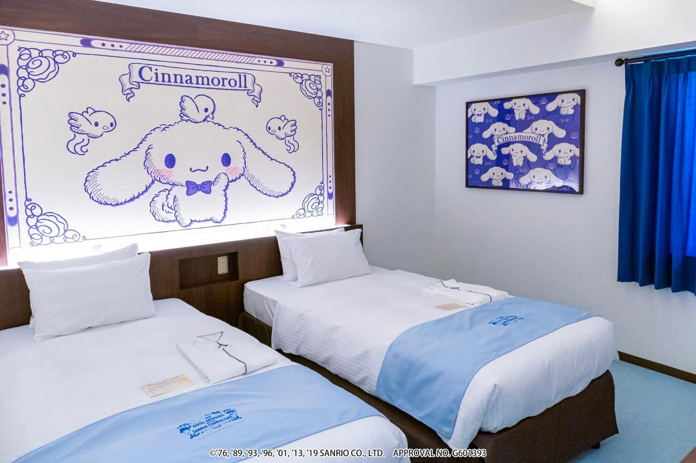 Photo of the whole room, Bed in HOTEL OKINAWA WITH SANRIO CHARACTERS