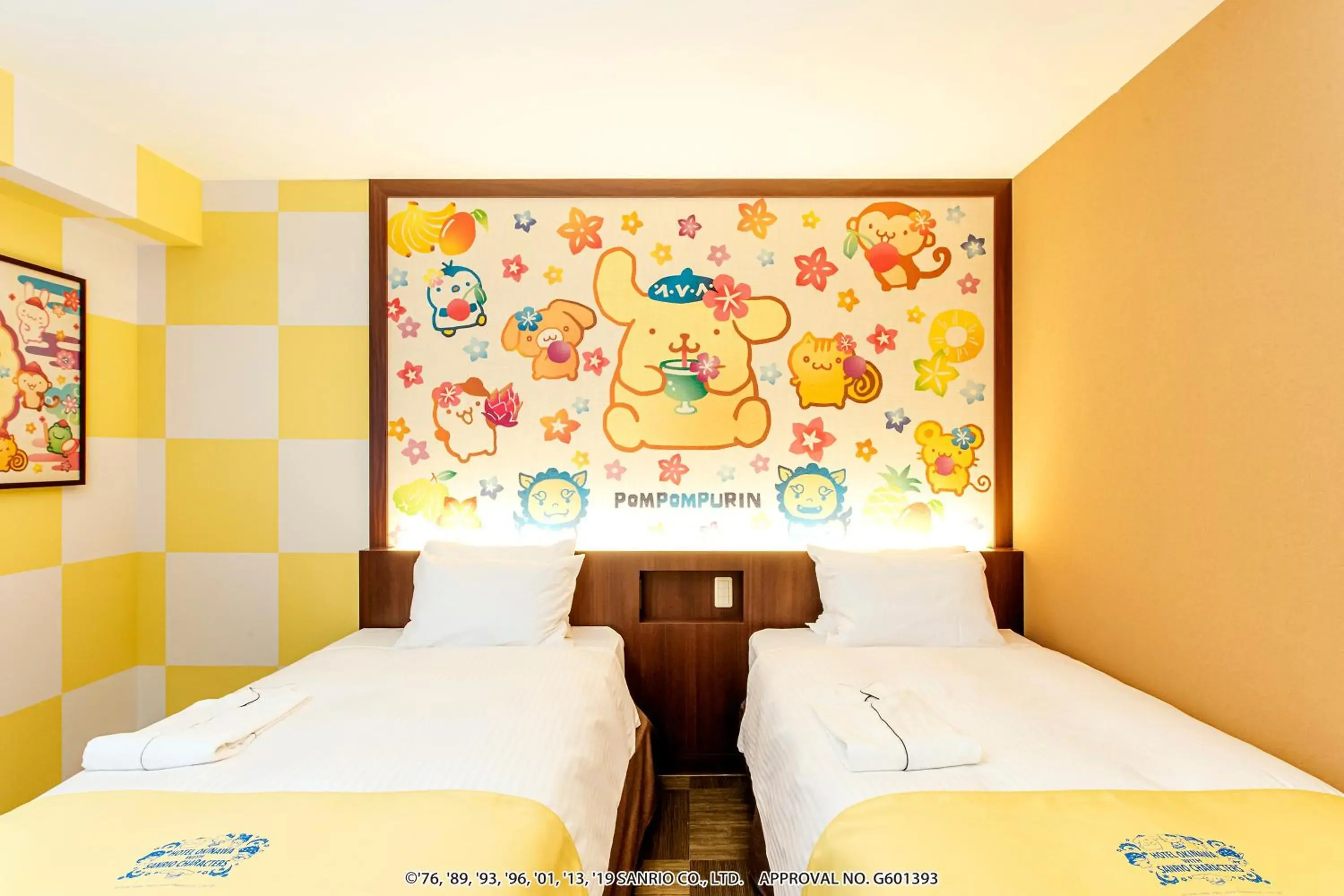 Pom Pom Purin - Characters Twin Room in HOTEL OKINAWA WITH SANRIO CHARACTERS Pom Pom Purin - Characters Twin Room in HOTEL OKINAWA WITH SANRIO CHARACTERS