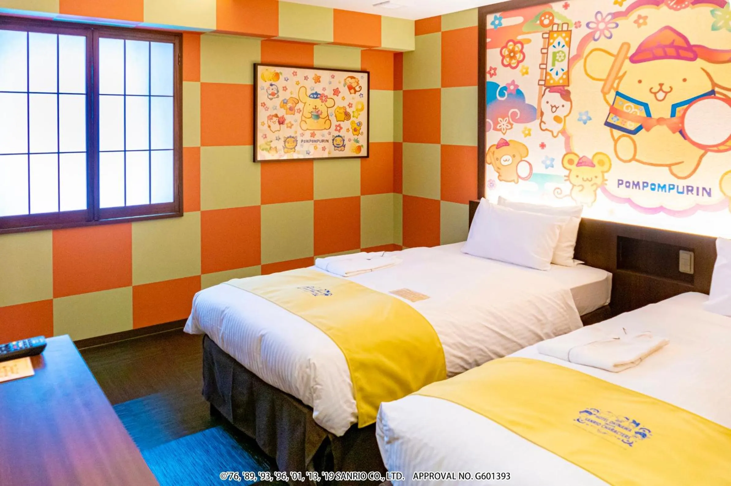 Photo of the whole room, Bed in HOTEL OKINAWA WITH SANRIO CHARACTERS