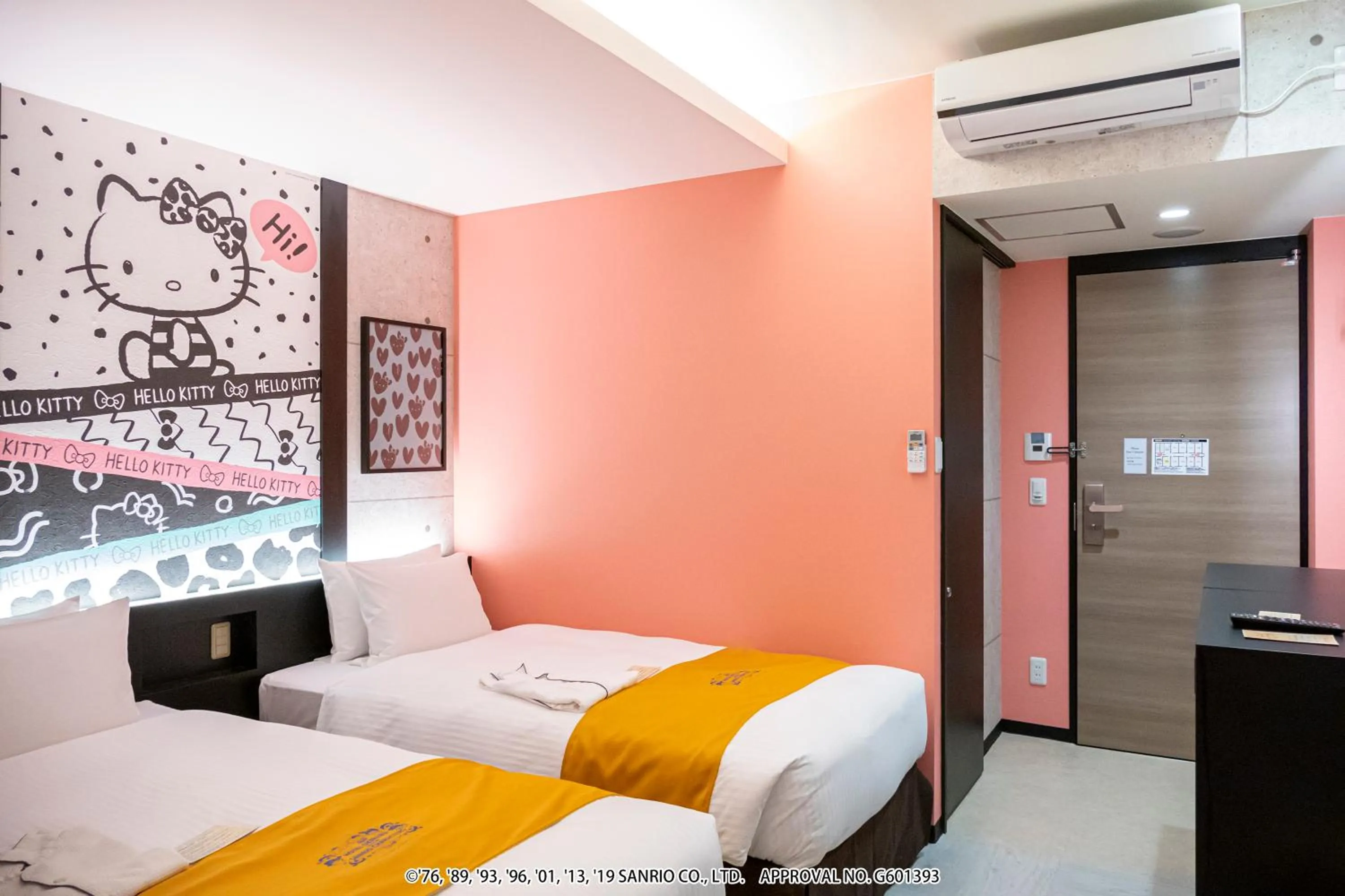 Photo of the whole room, Bed in HOTEL OKINAWA WITH SANRIO CHARACTERS