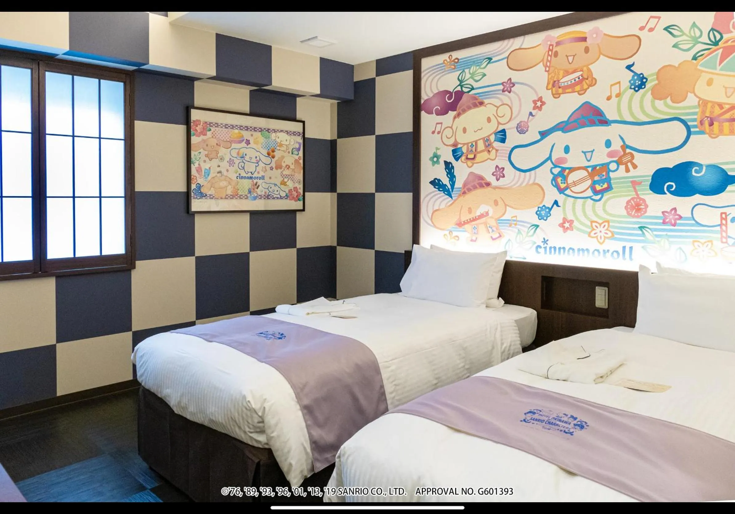 Photo of the whole room, Bed in HOTEL OKINAWA WITH SANRIO CHARACTERS