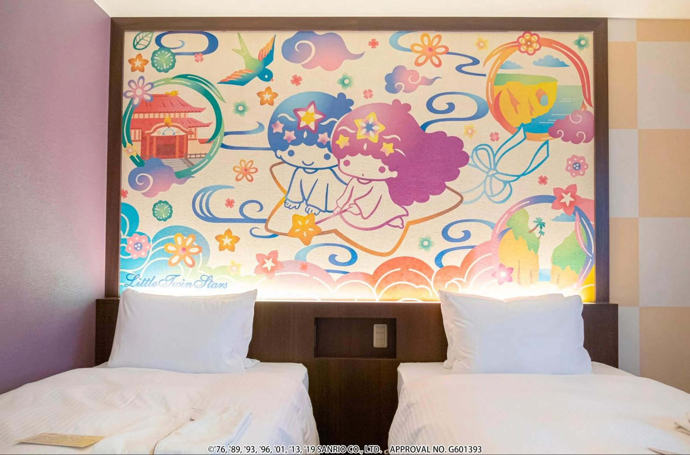 Photo of the whole room, Bed in HOTEL OKINAWA WITH SANRIO CHARACTERS