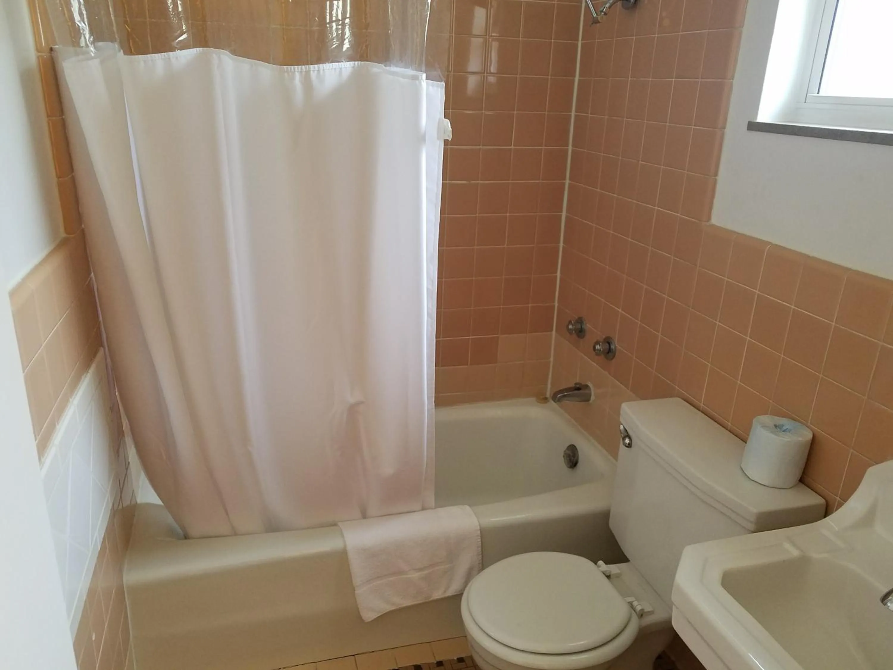 Bathroom in West Plains Motel