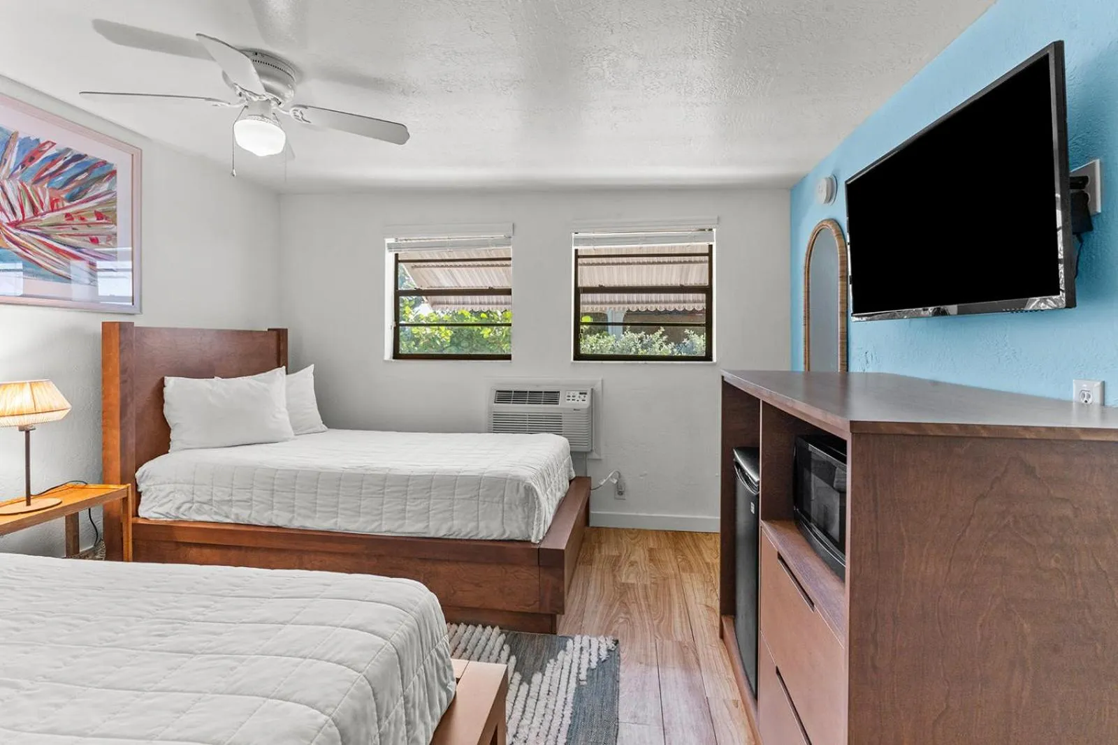 Bed in Parmer's Resort