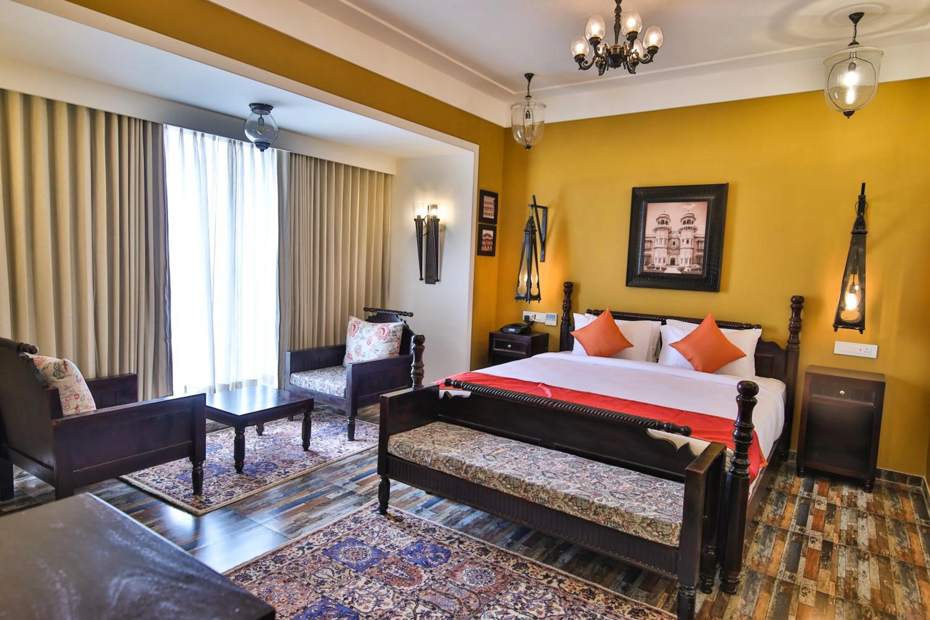 Photo of the whole room, Bed in Sayaji Rajkot