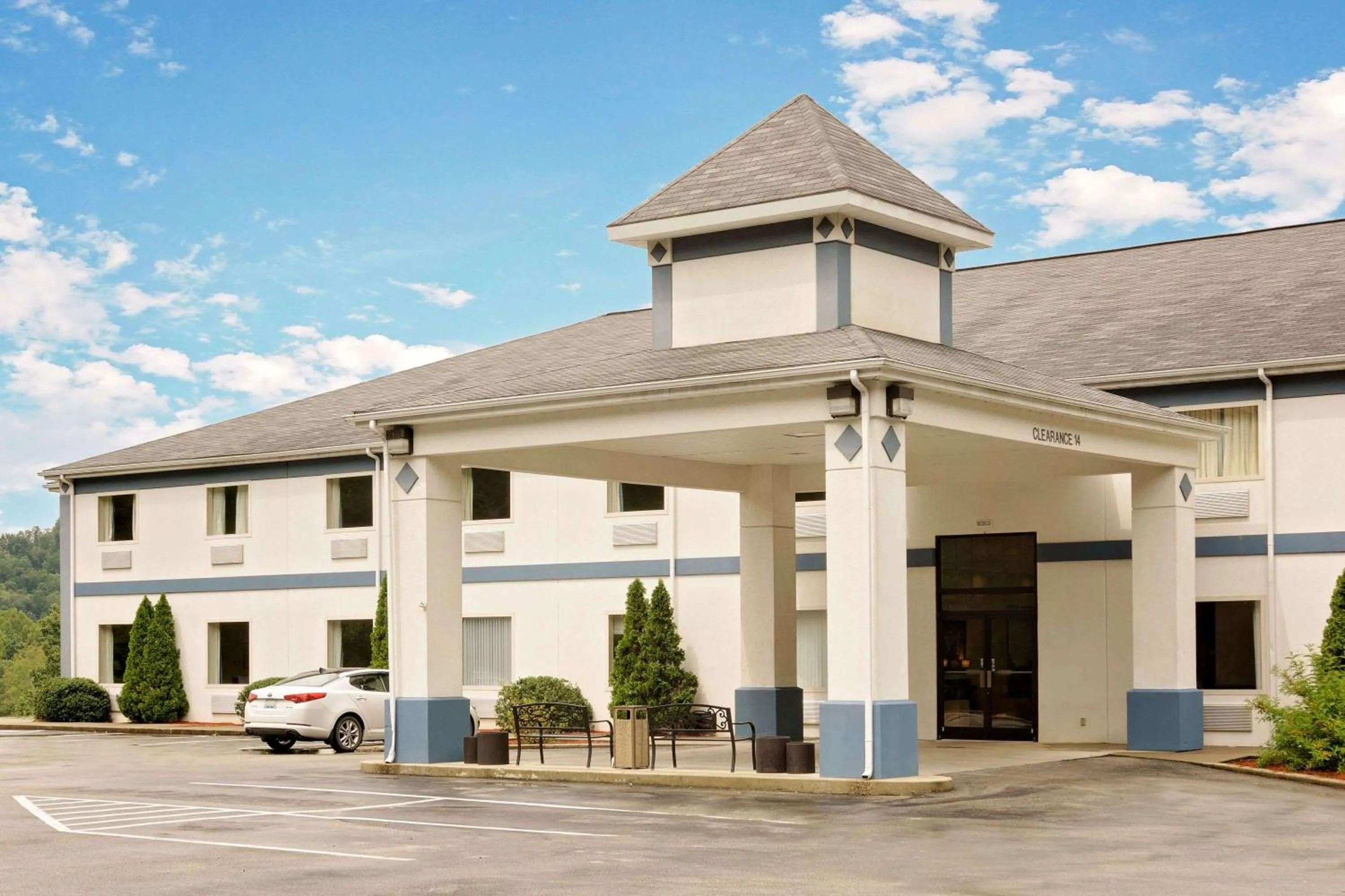 Property building in Magnuson Hotel West Liberty