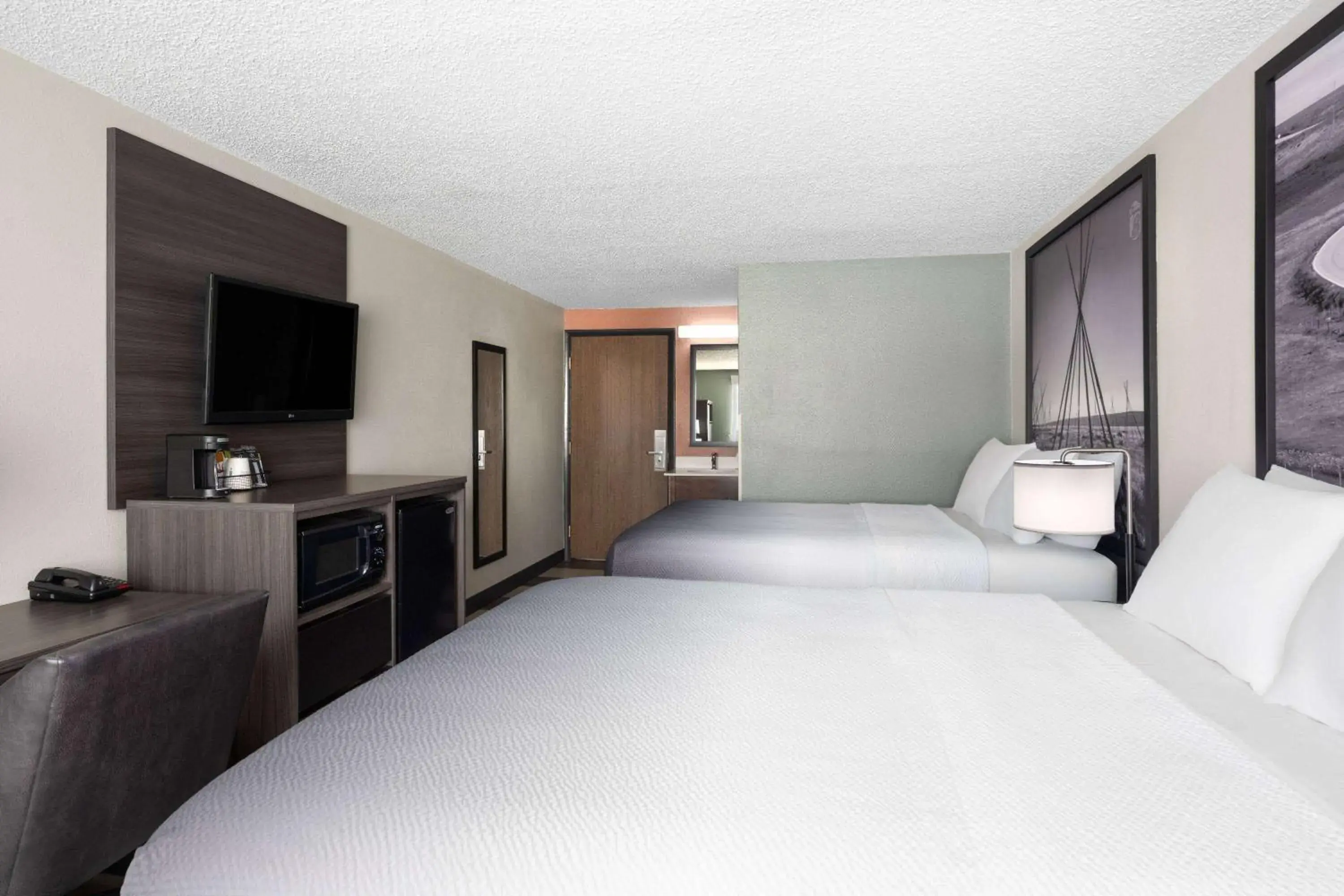 Studio with Two Queen Beds - Non-Smoking in Super 8 by Wyndham Conrad Studio with Two Queen Beds - Non-Smoking in Super 8 by Wyndham Conrad